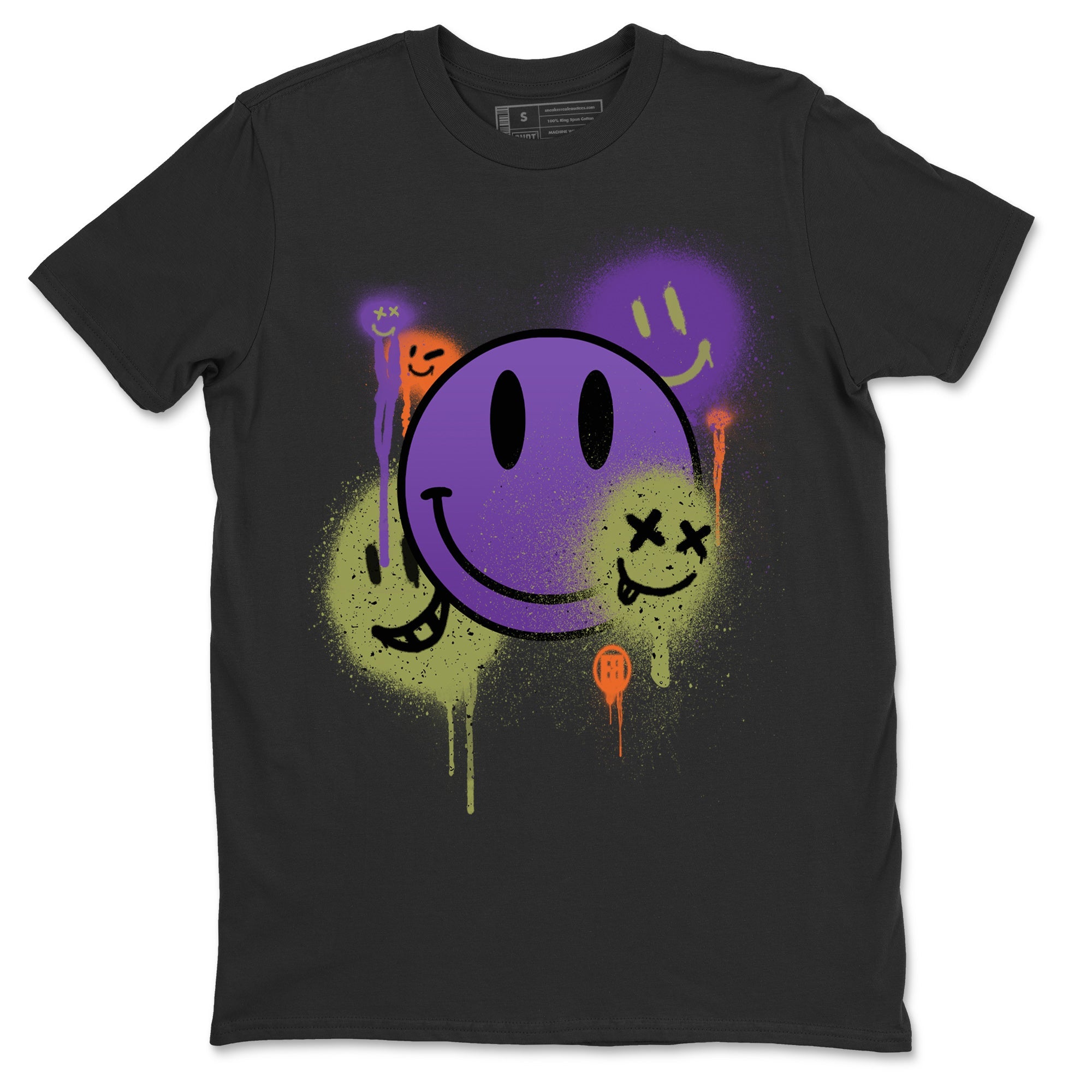 Smile Painting Unisex Tops - Air Jordan 4 Canyon Purple