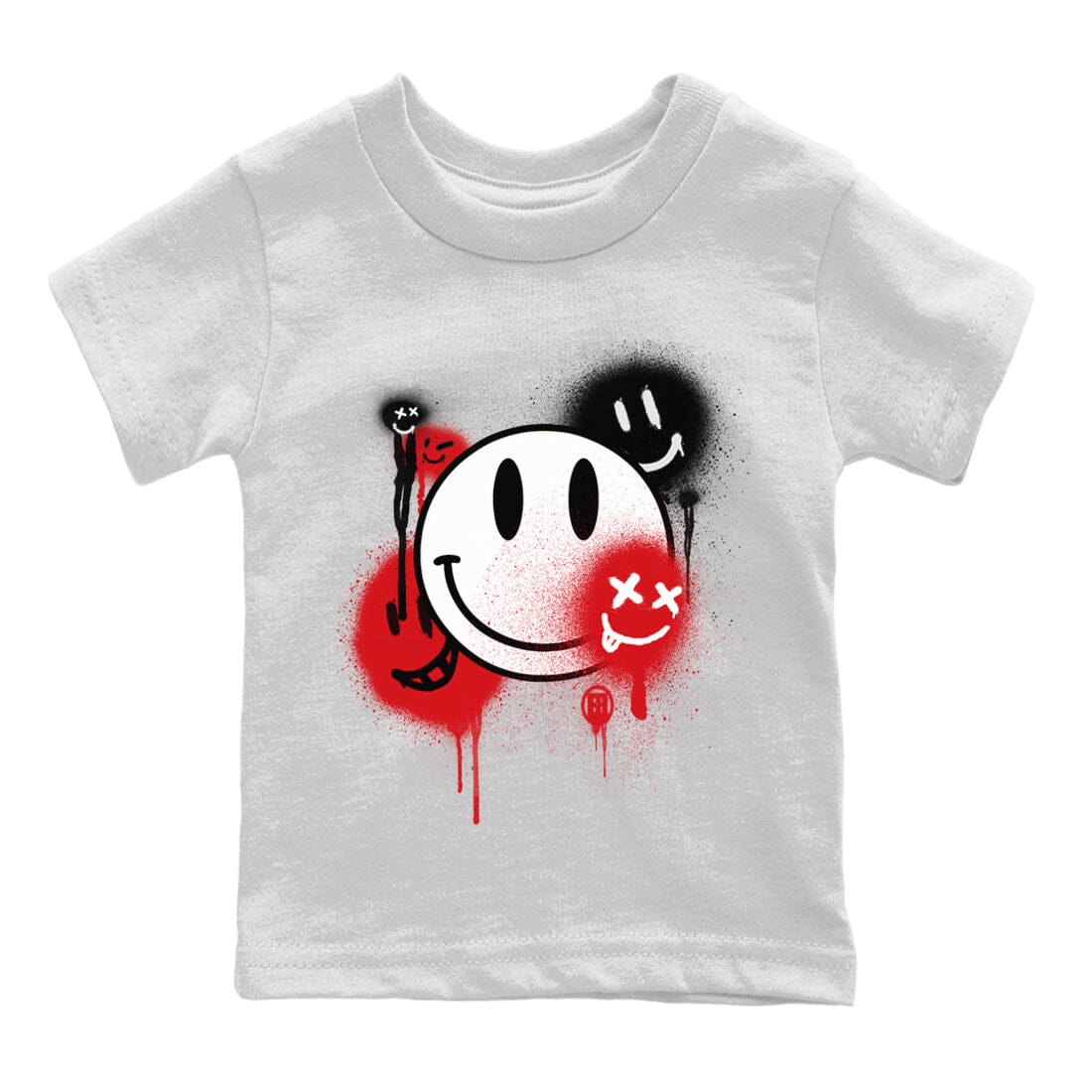 Smile Painting Kids Tops - Air Jordan 5 Fire Red