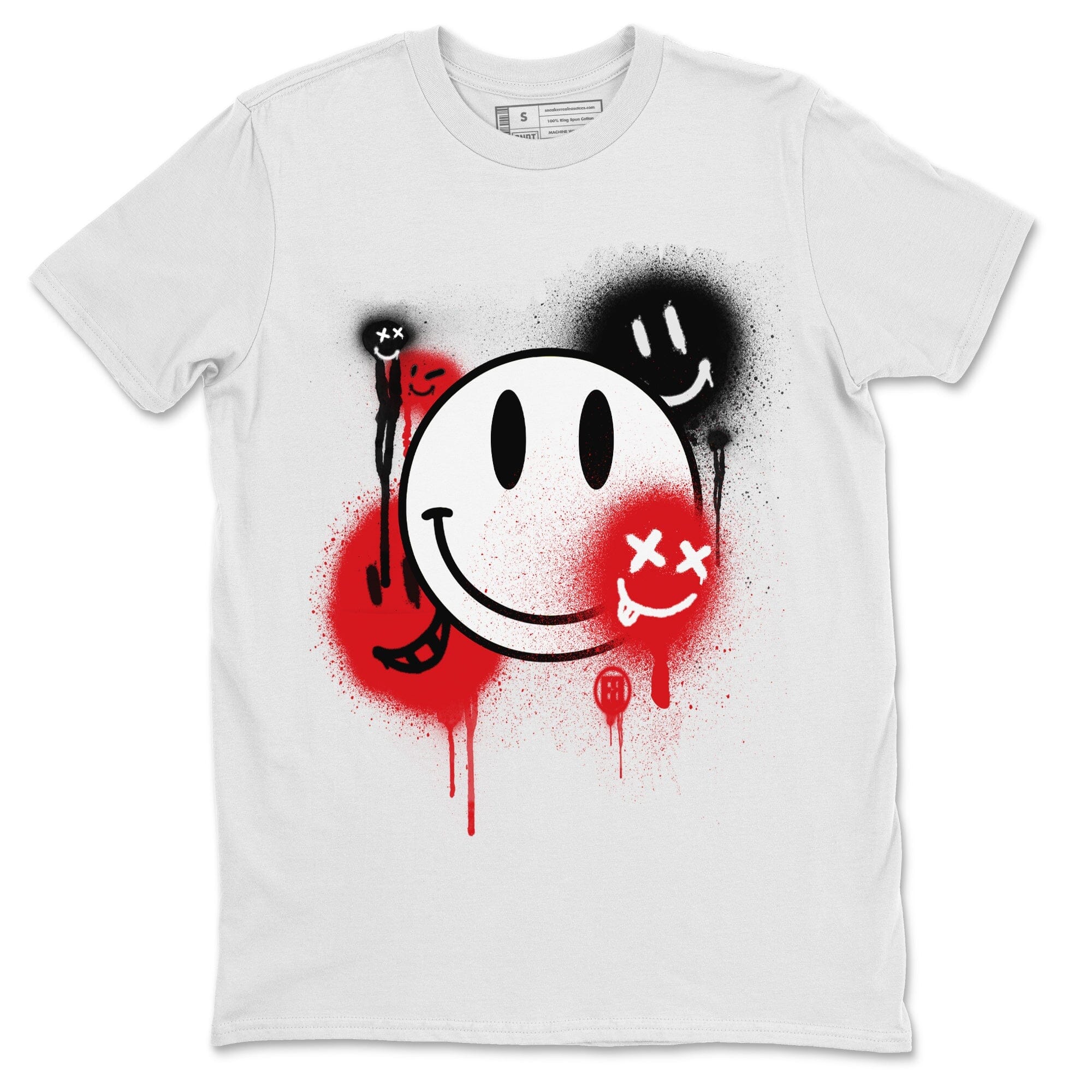 Smile Painting Unisex Tops - Air Jordan 5 Fire Red