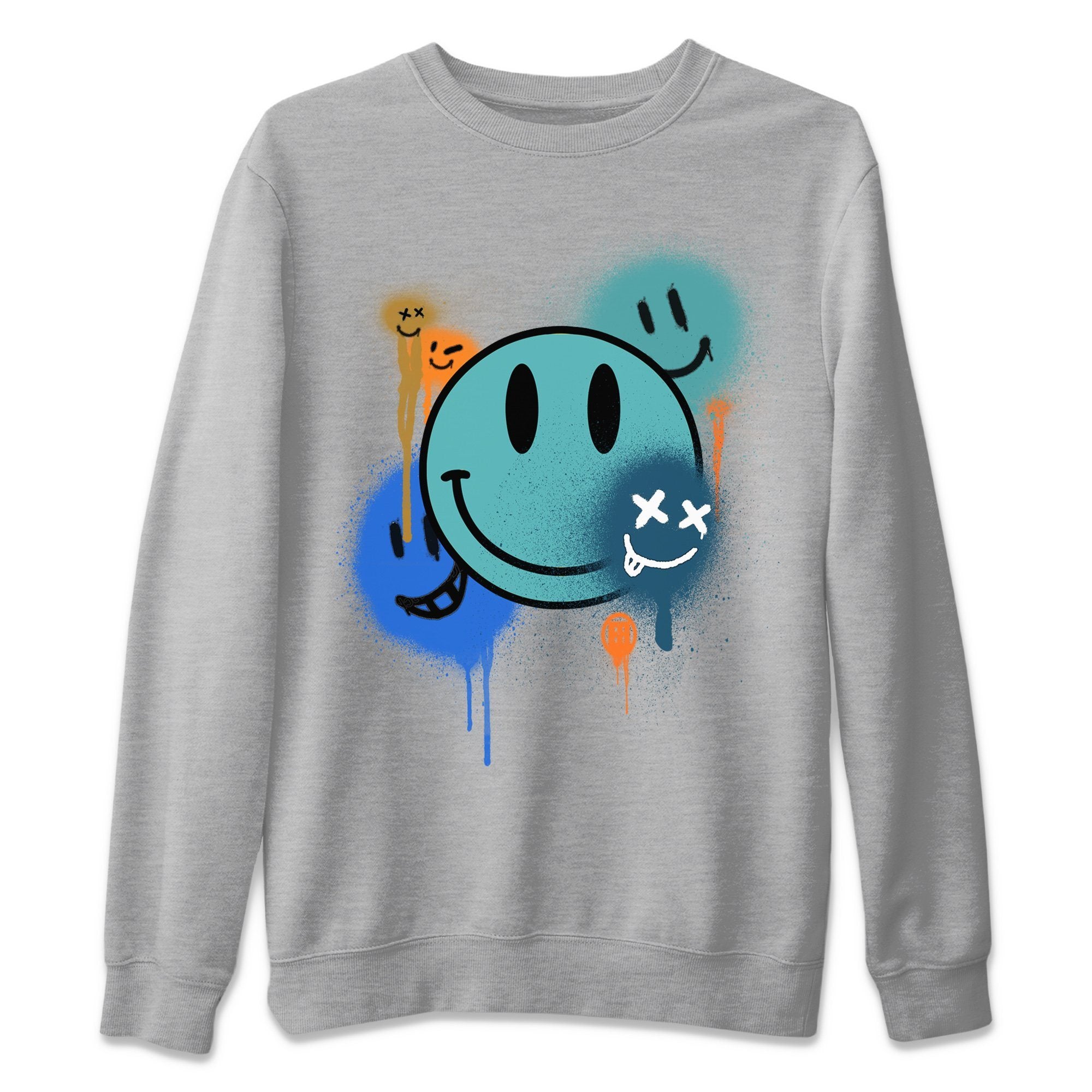 Smile Painting Unisex Tops - Yeezy 700 Faded Azure