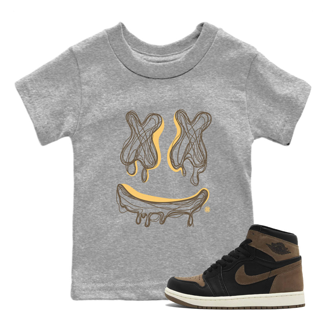 Smile Doodle snkmatch Tee Kids - Air Jordan 1 Palomino