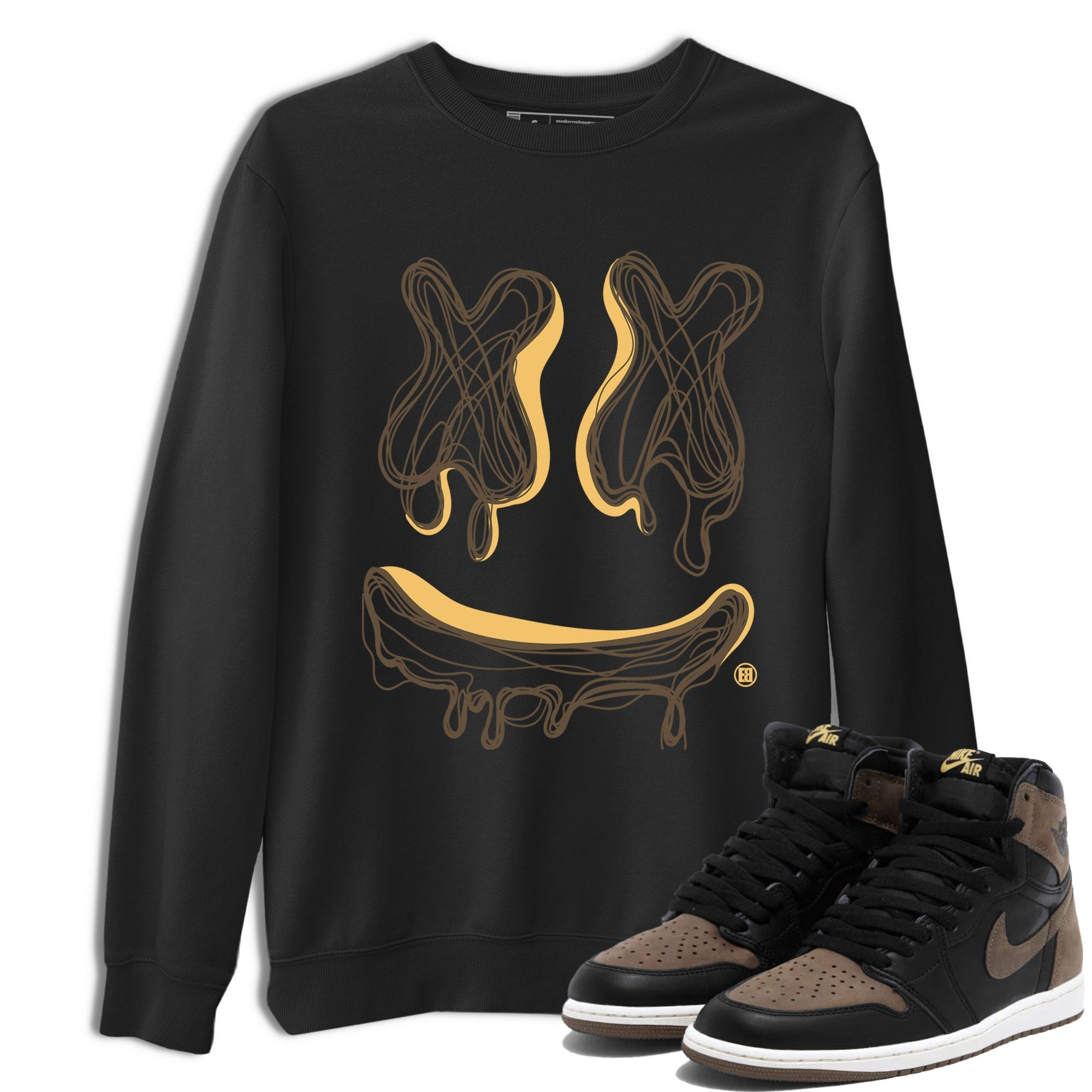 Smile Doodle snkmatch Tee - Air Jordan 1 Palomino