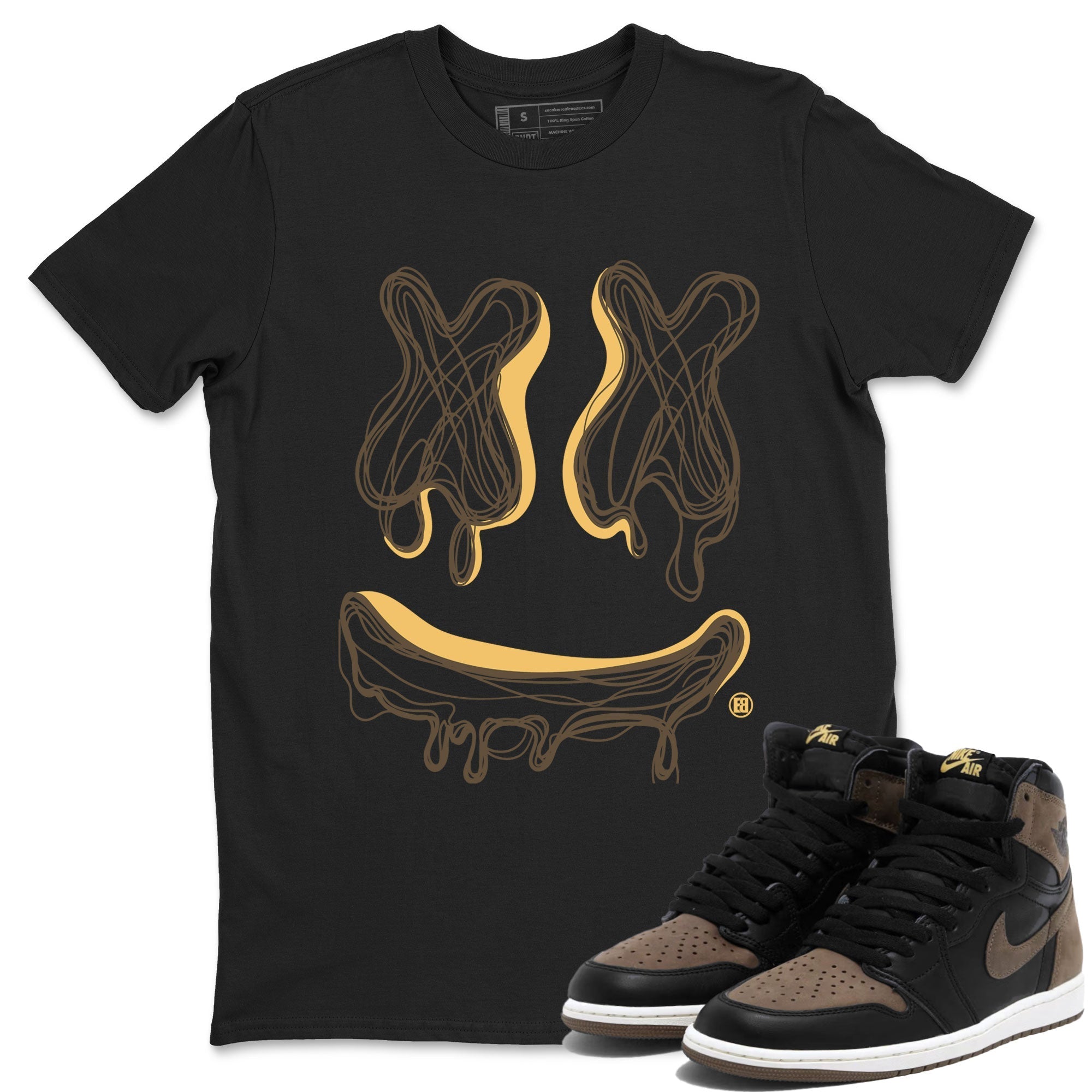 Smile Doodle snkmatch Tee - Air Jordan 1 Palomino