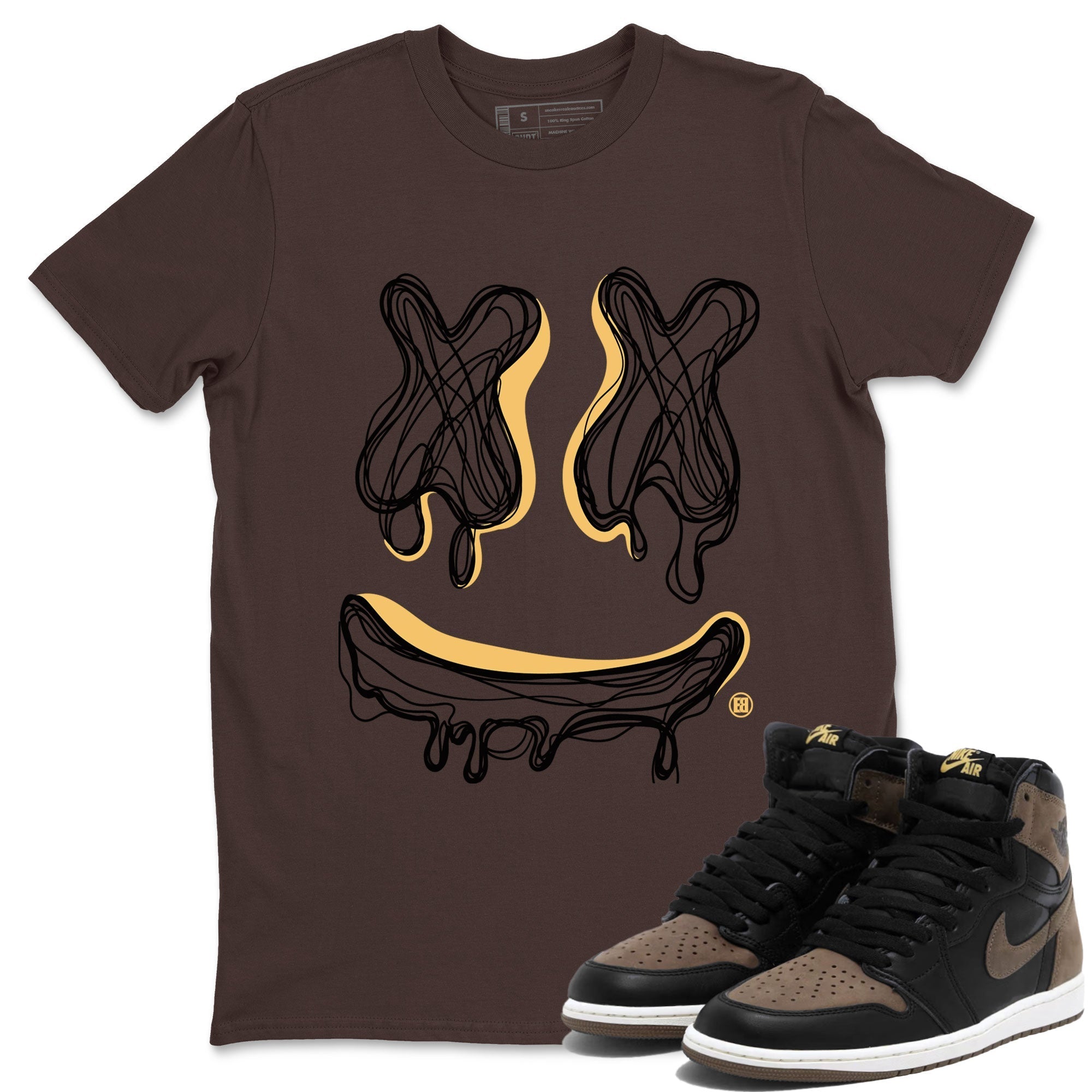 Smile Doodle snkmatch Tee - Air Jordan 1 Palomino