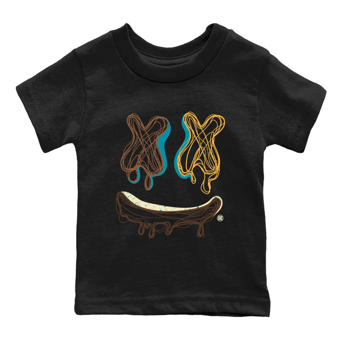 Smile Doodle snkmatch Tee Kids - Air Jordan 4 Cacao Wow