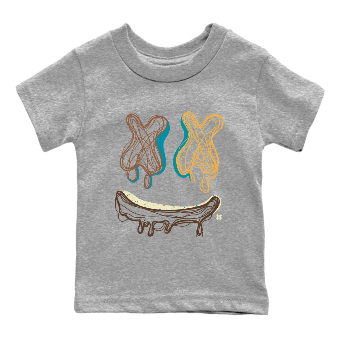 Smile Doodle snkmatch Tee Kids - Air Jordan 4 Cacao Wow