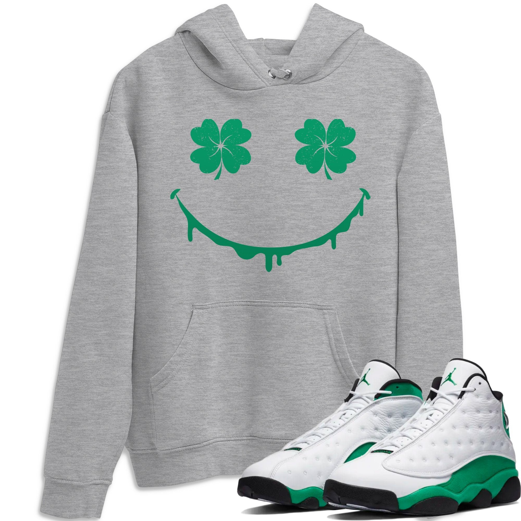 Smile Face Unisex Tops - Air Jordan 13 Lucky Green