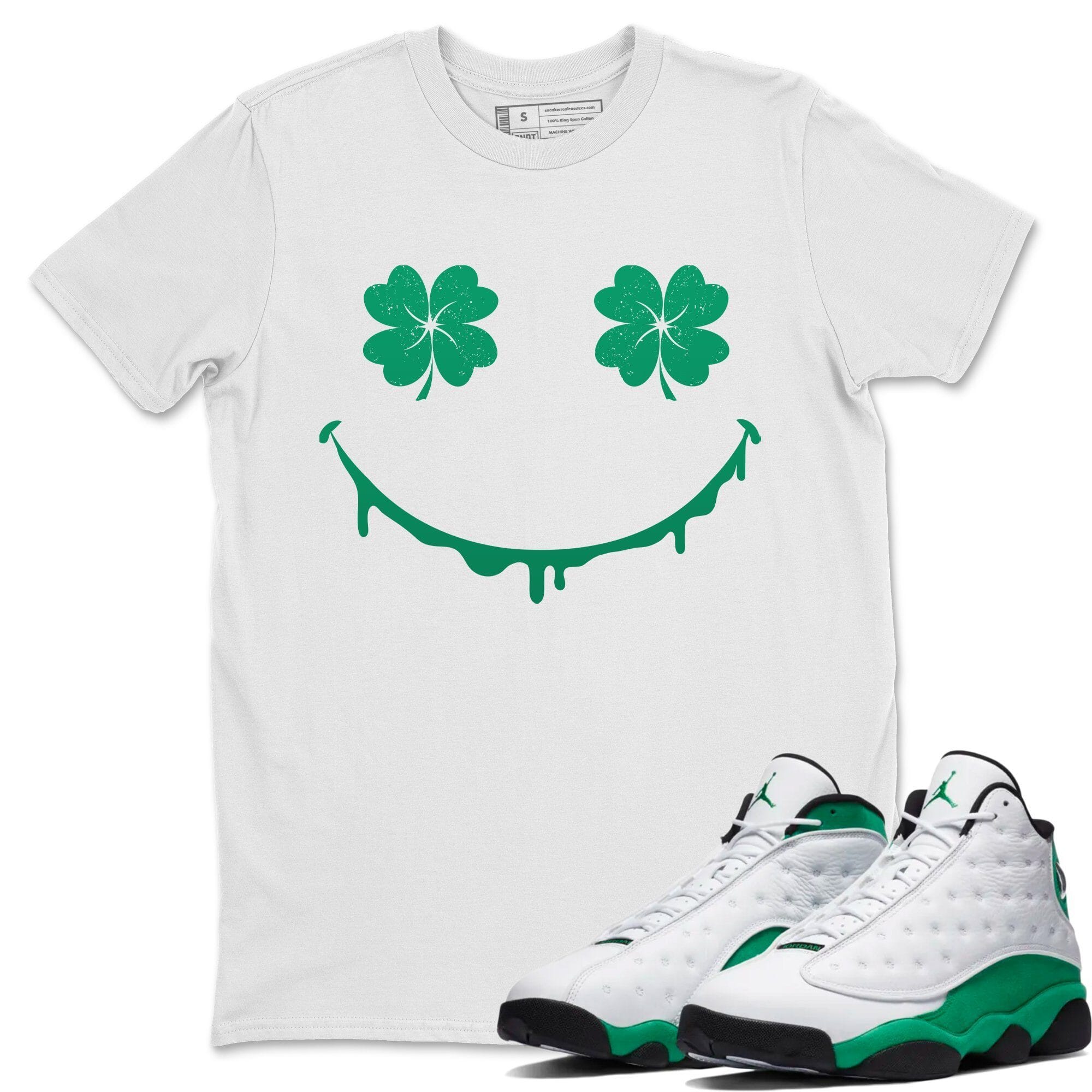 Smile Face Unisex Tops - Air Jordan 13 Lucky Green