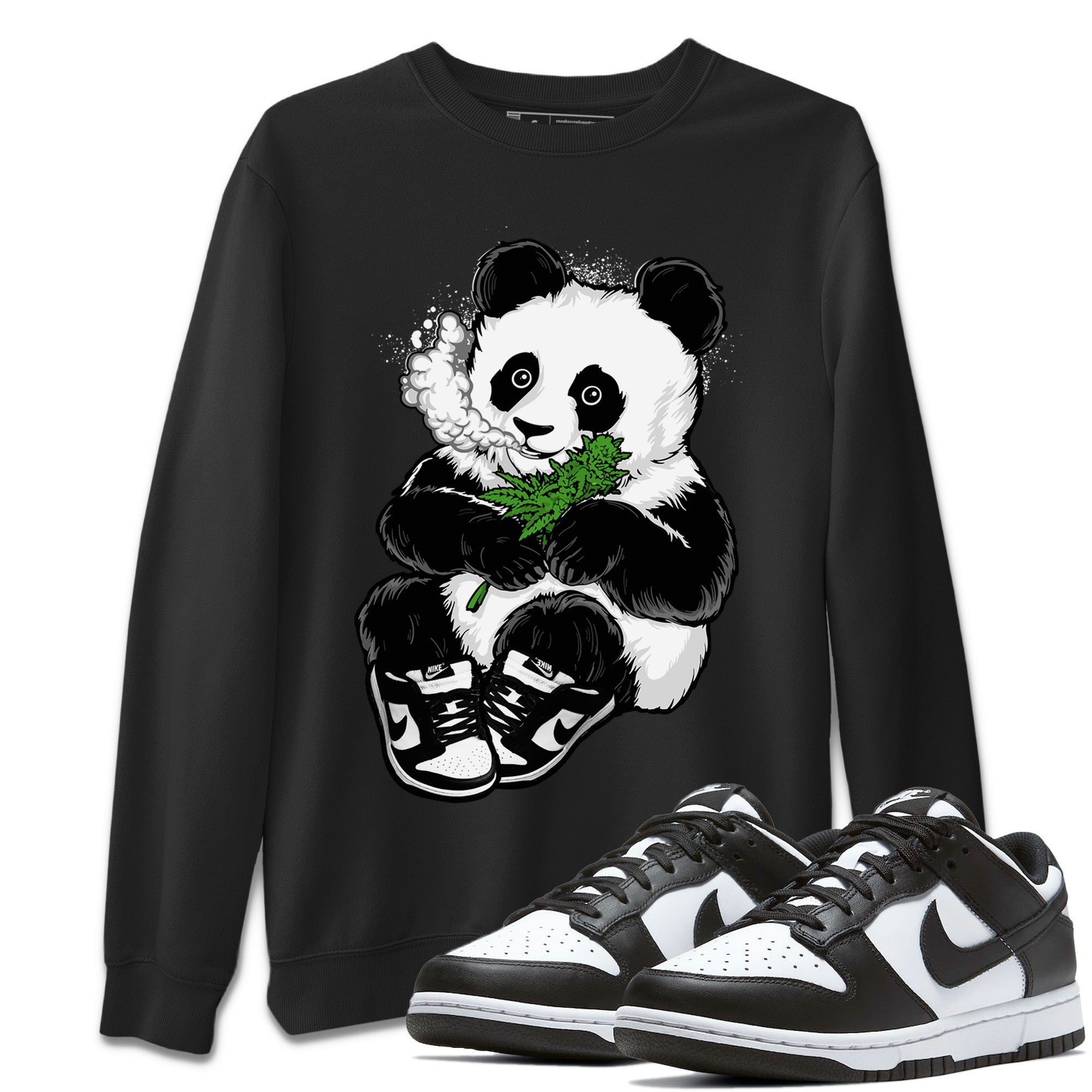 Smoking Panda Unisex Adult Tops - Air Jordan 4 Infrared