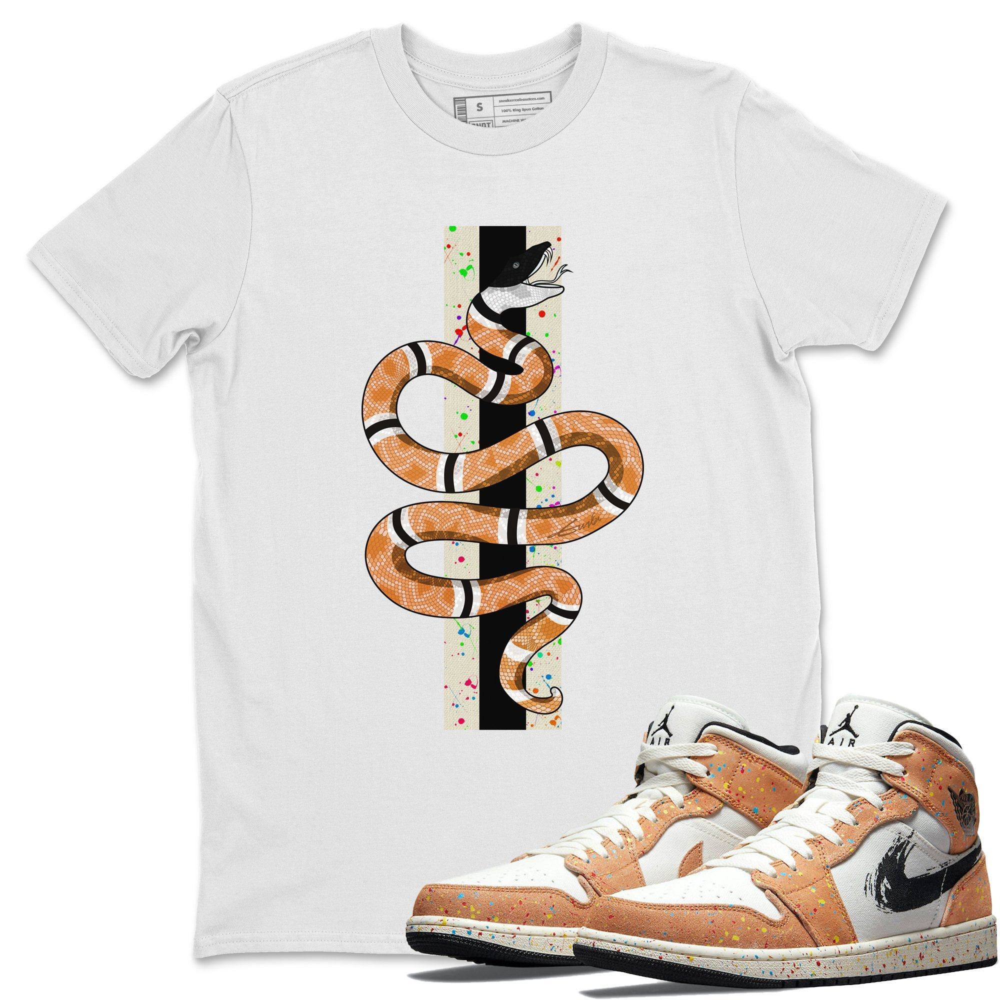 Snake Unisex Tops - Air Jordan 1 Brushstroke