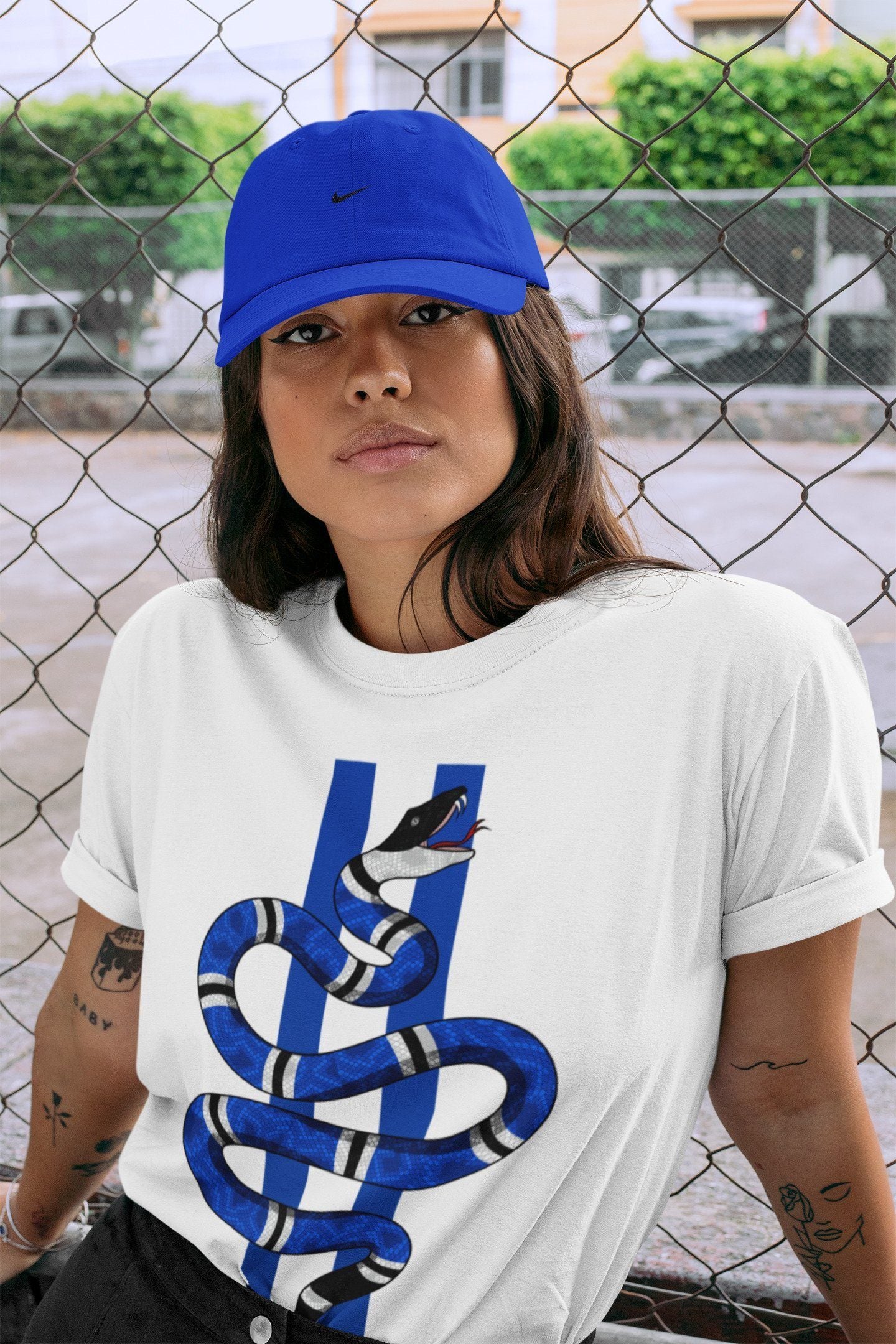 Snake Unisex Tops - Air Jordan 1 Royal Black