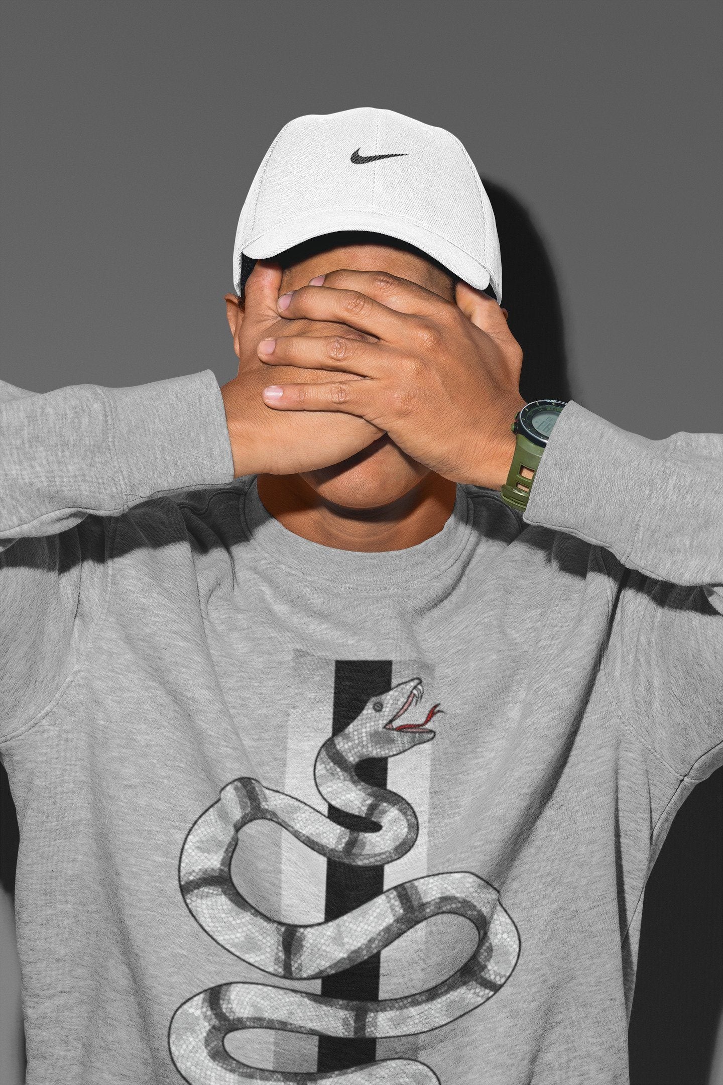 Snake Unisex Tops - Air Jordan 1 Silver Toe