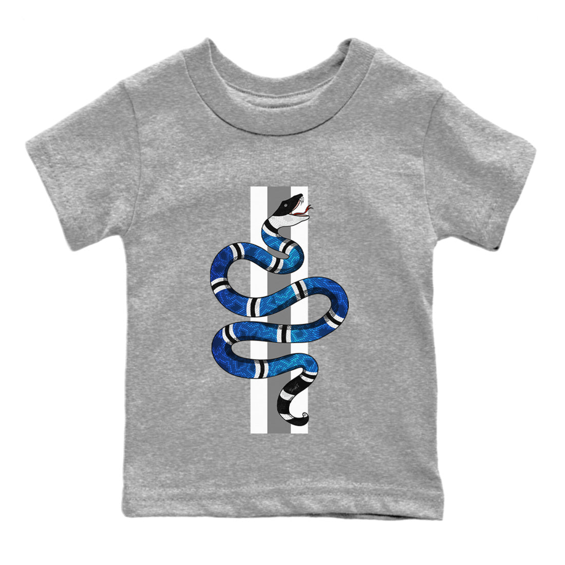 Snake Kids Tops - Air Jordan 1 True Blue