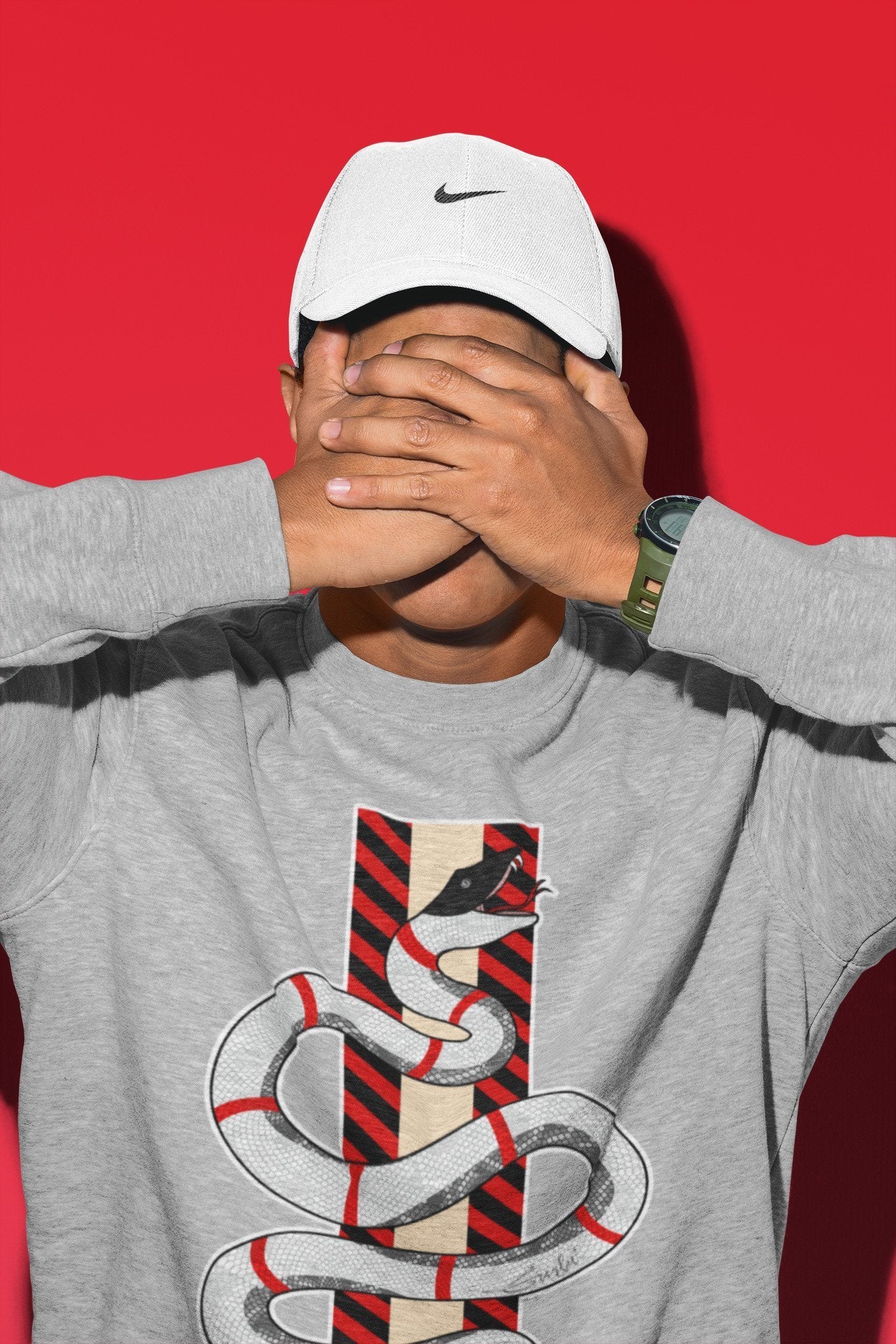 Snake Unisex Tops - Air Jordan 2 OFF-WHITE Varsity Red