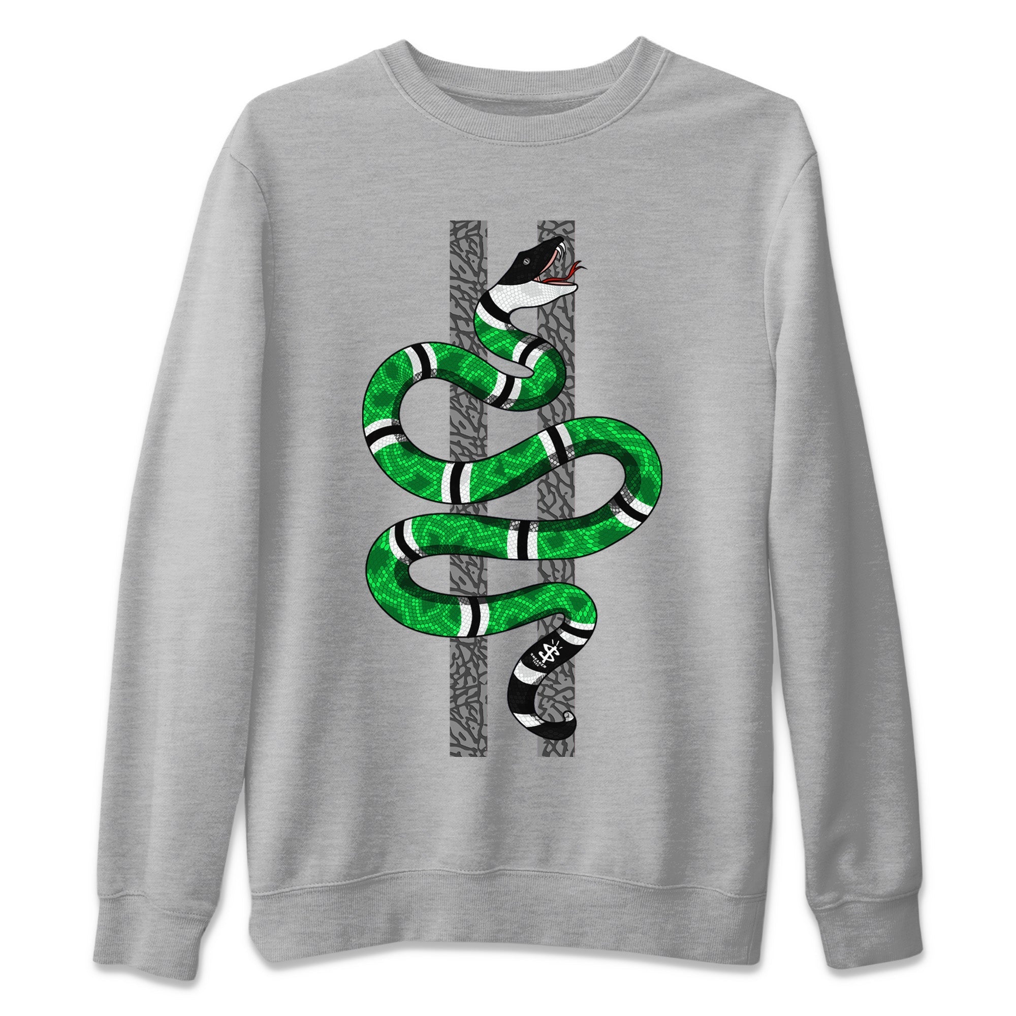 Snake Unisex Tops - Air Jordan 3 Lucky Green
