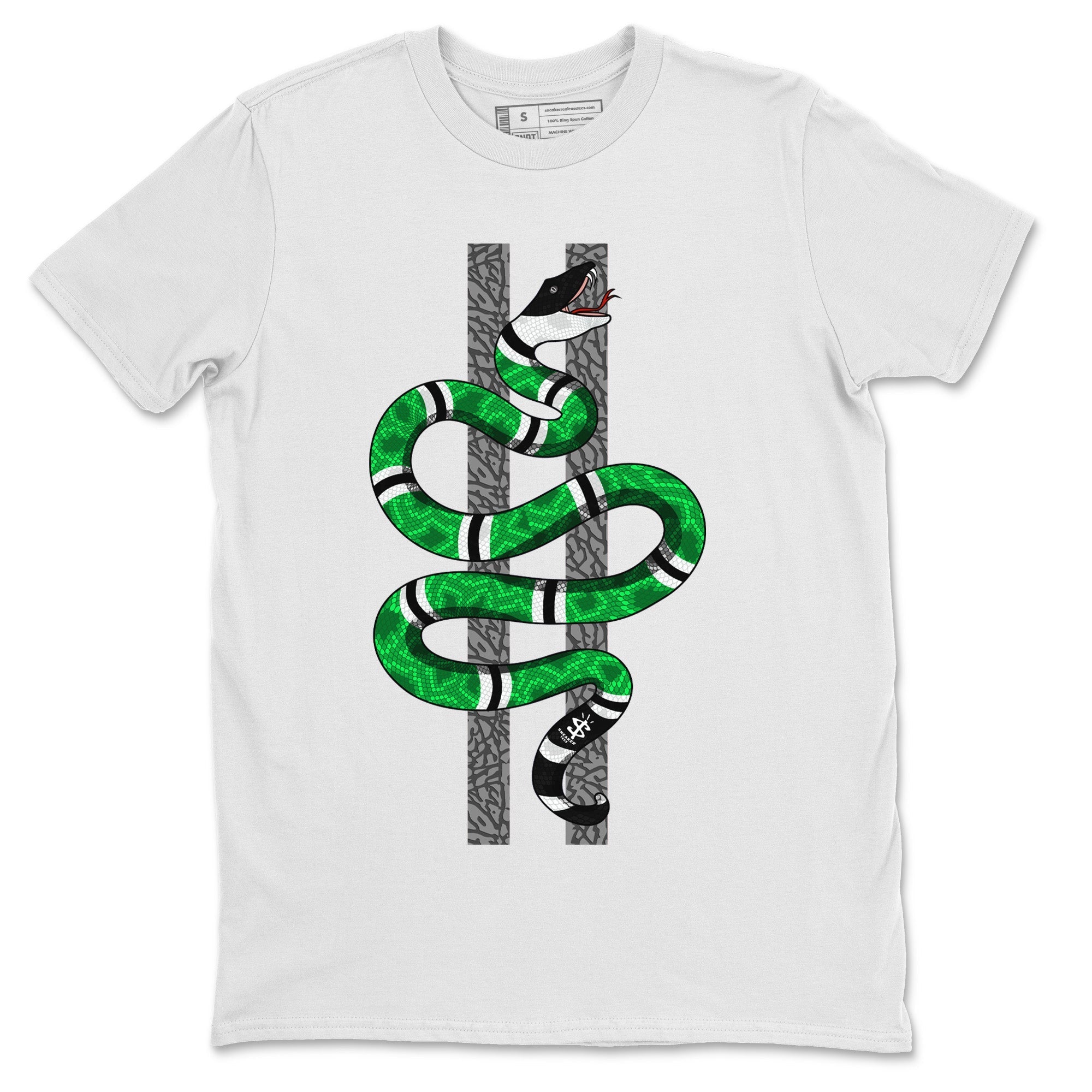 Snake Unisex Tops - Air Jordan 3 Lucky Green
