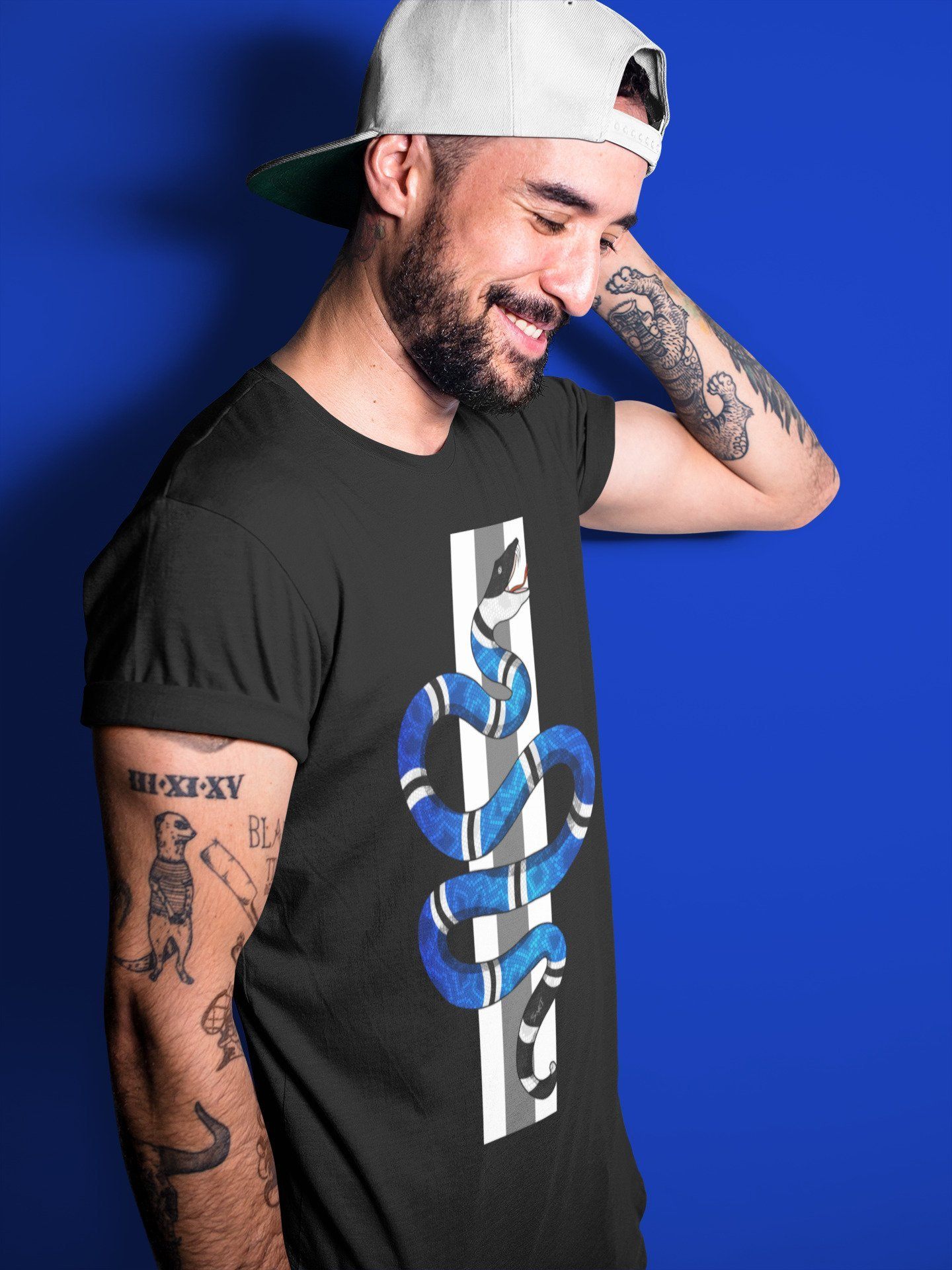Snake Unisex Tops - Air Jordan 3 Racer Blue