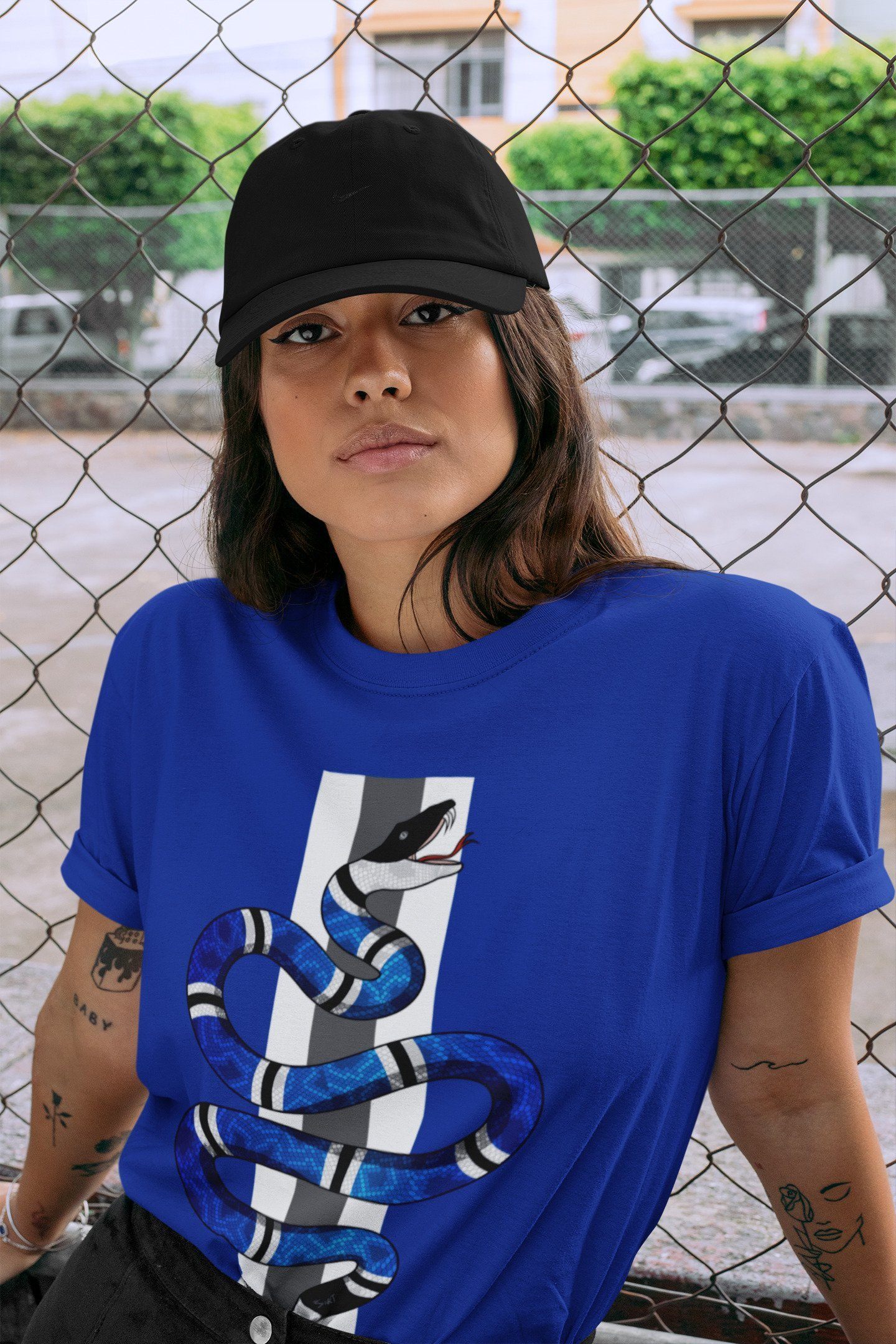 Snake Unisex Tops - Air Jordan 3 Racer Blue