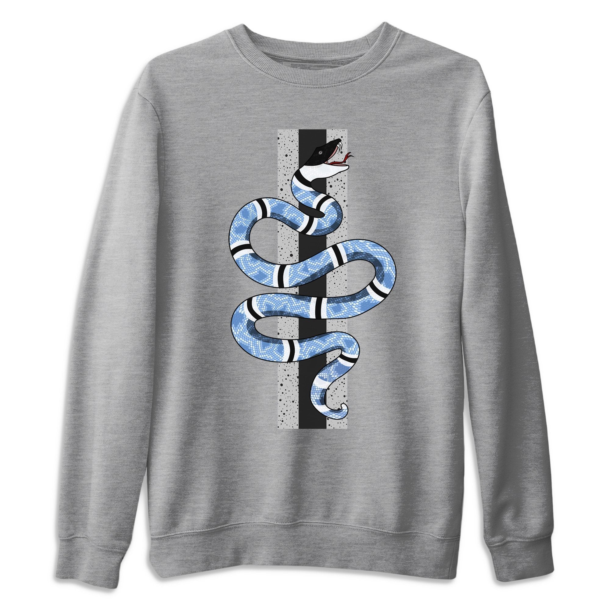 Snake Unisex Tops - Air Jordan 4 University Blue
