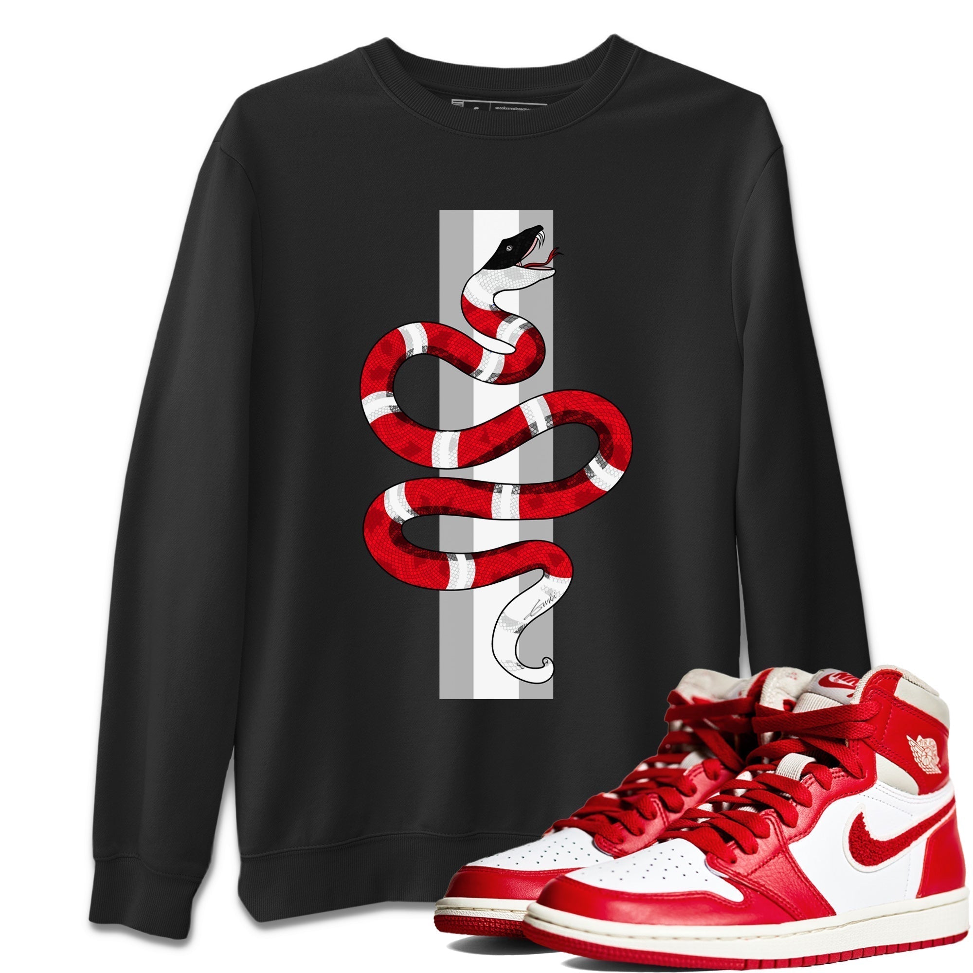 Snake Unisex Tops - Air Jordan 1 Newstalgia