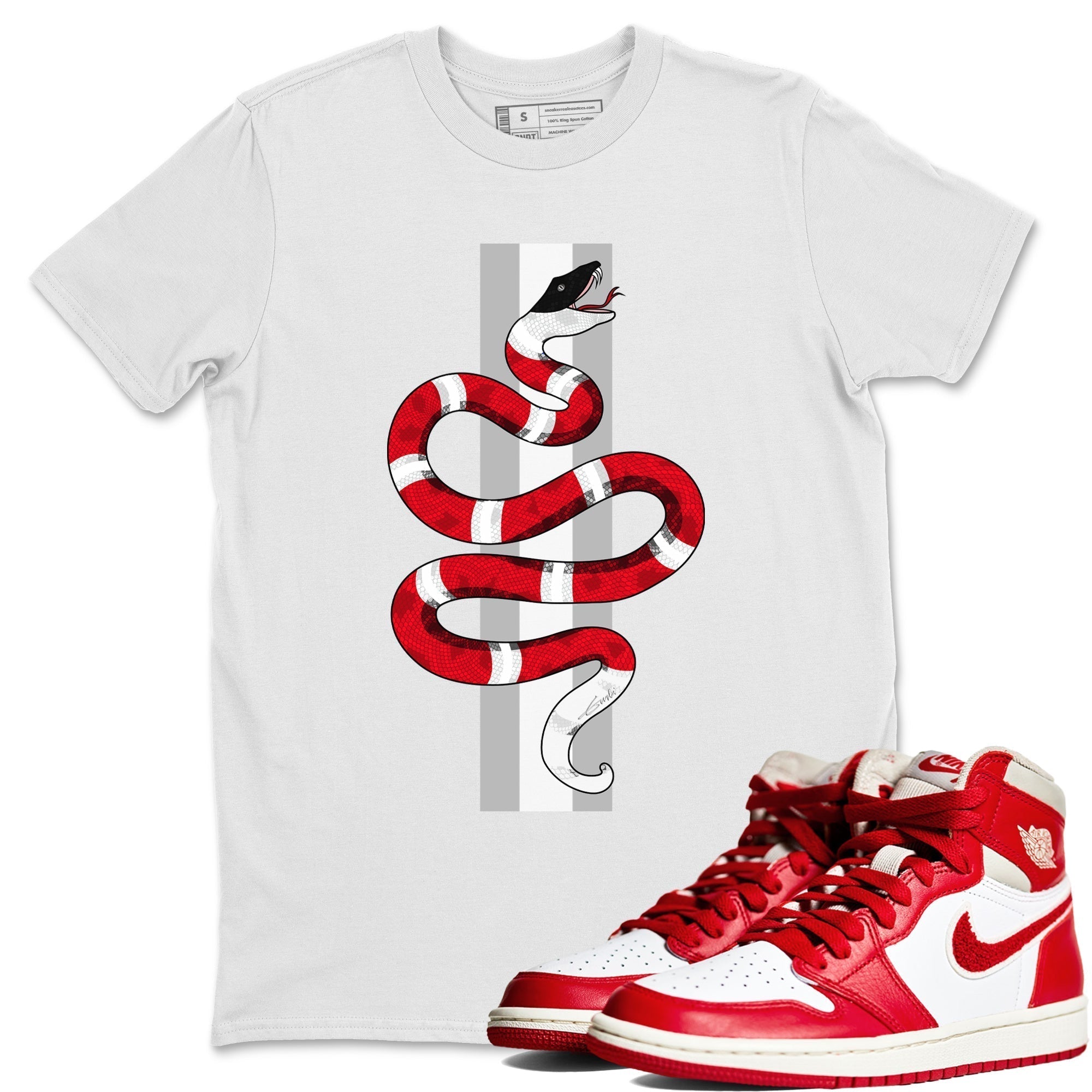 Snake Unisex Tops - Air Jordan 1 Newstalgia