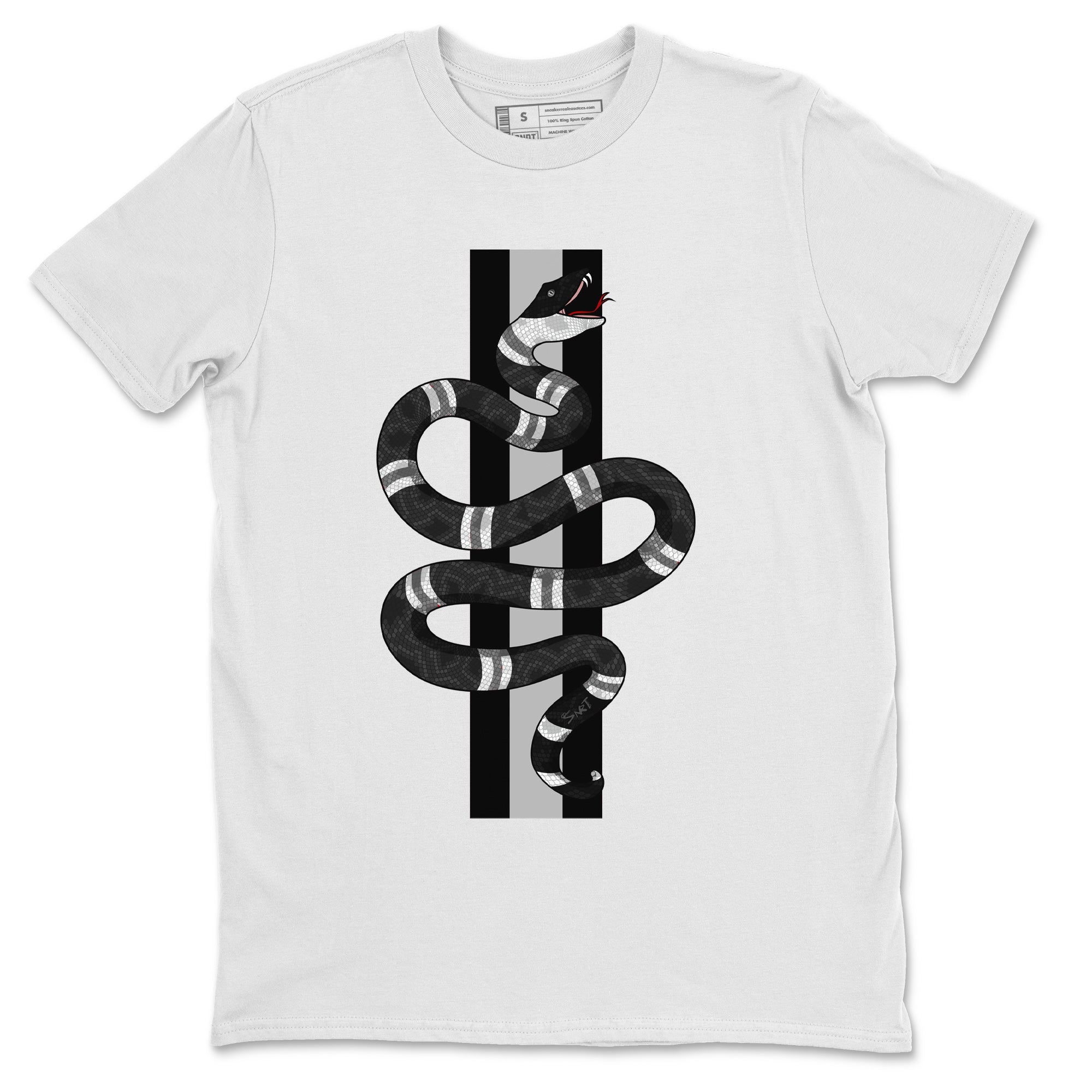 Snake Unisex Tops - Air Jordan 4 Black Canvas