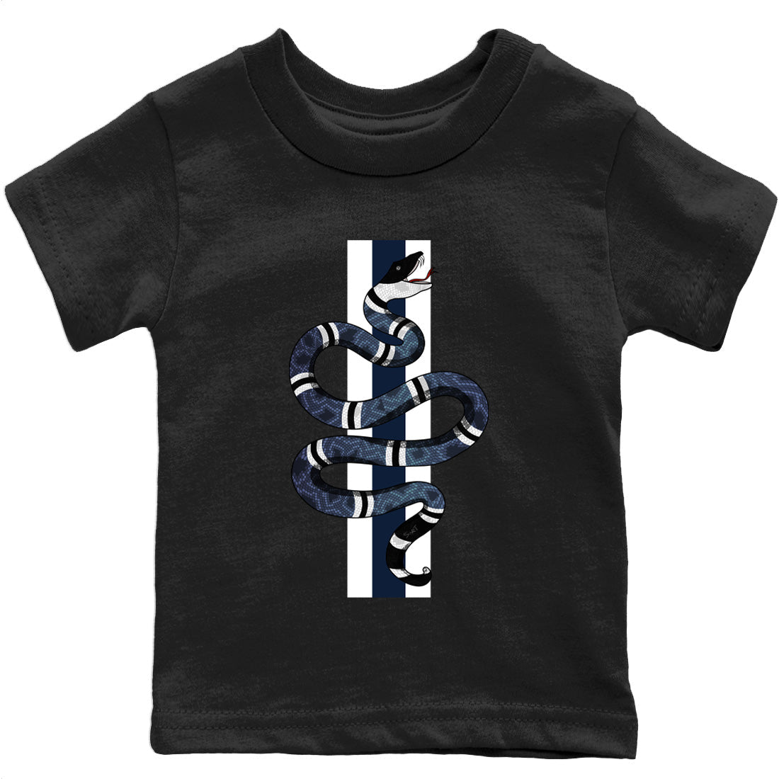 Snake Kids Tops - Air Jordan 6 Midnight Navy
