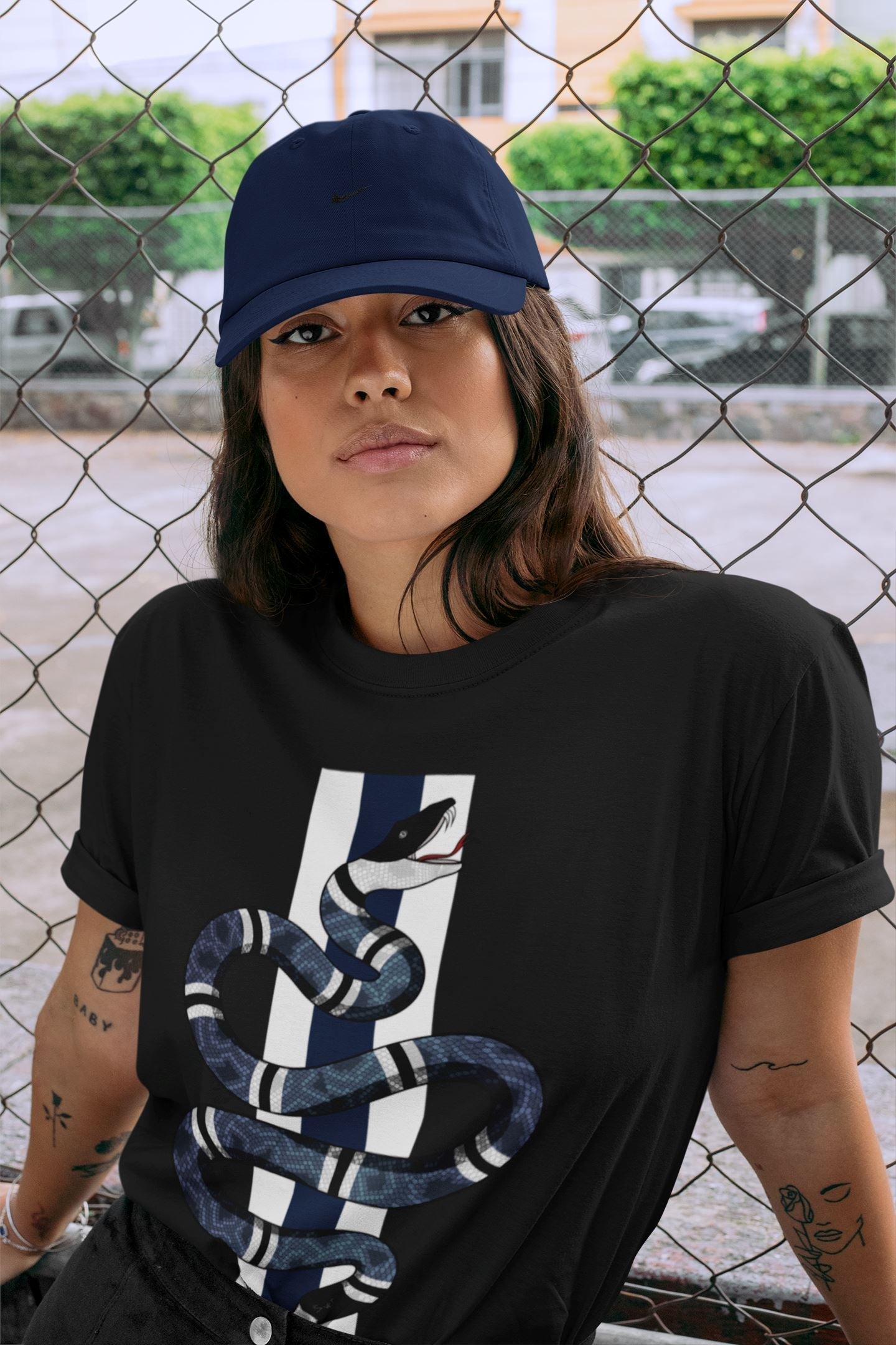 Snake Unisex Tops - Air Jordan 6 Midnight Navy