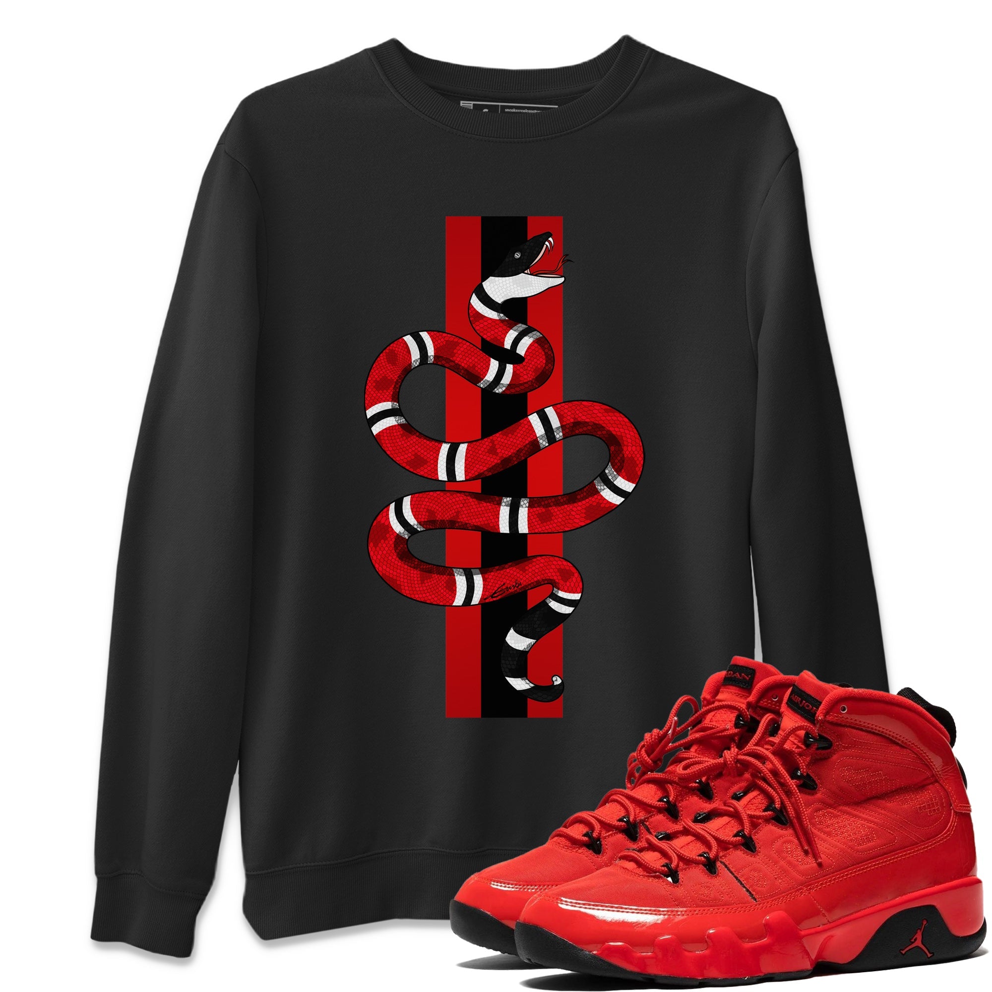 Snake Unisex Tops - Air Jordan 9 Chile Red
