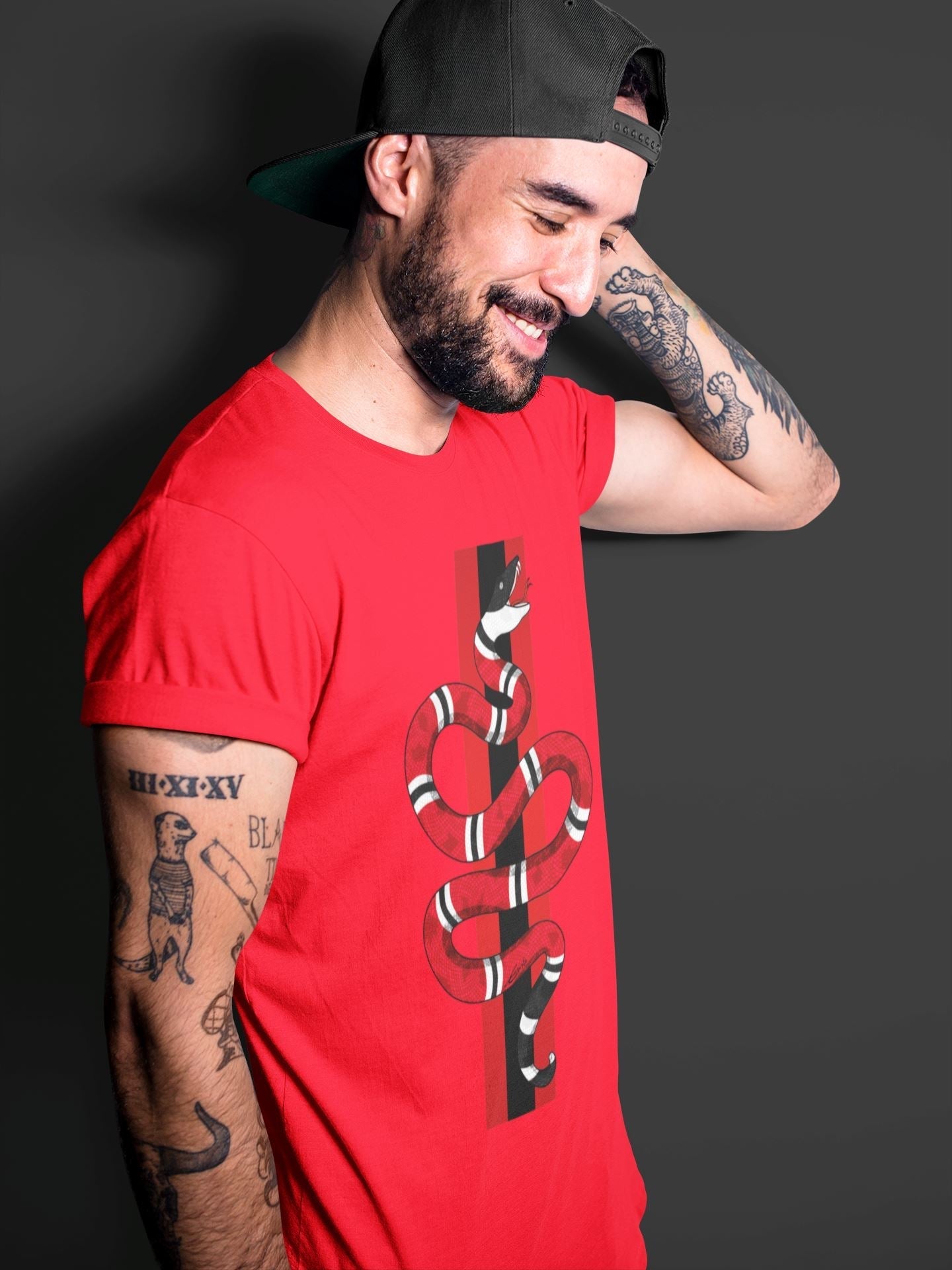 Snake Unisex Tops - Air Jordan 9 Chile Red