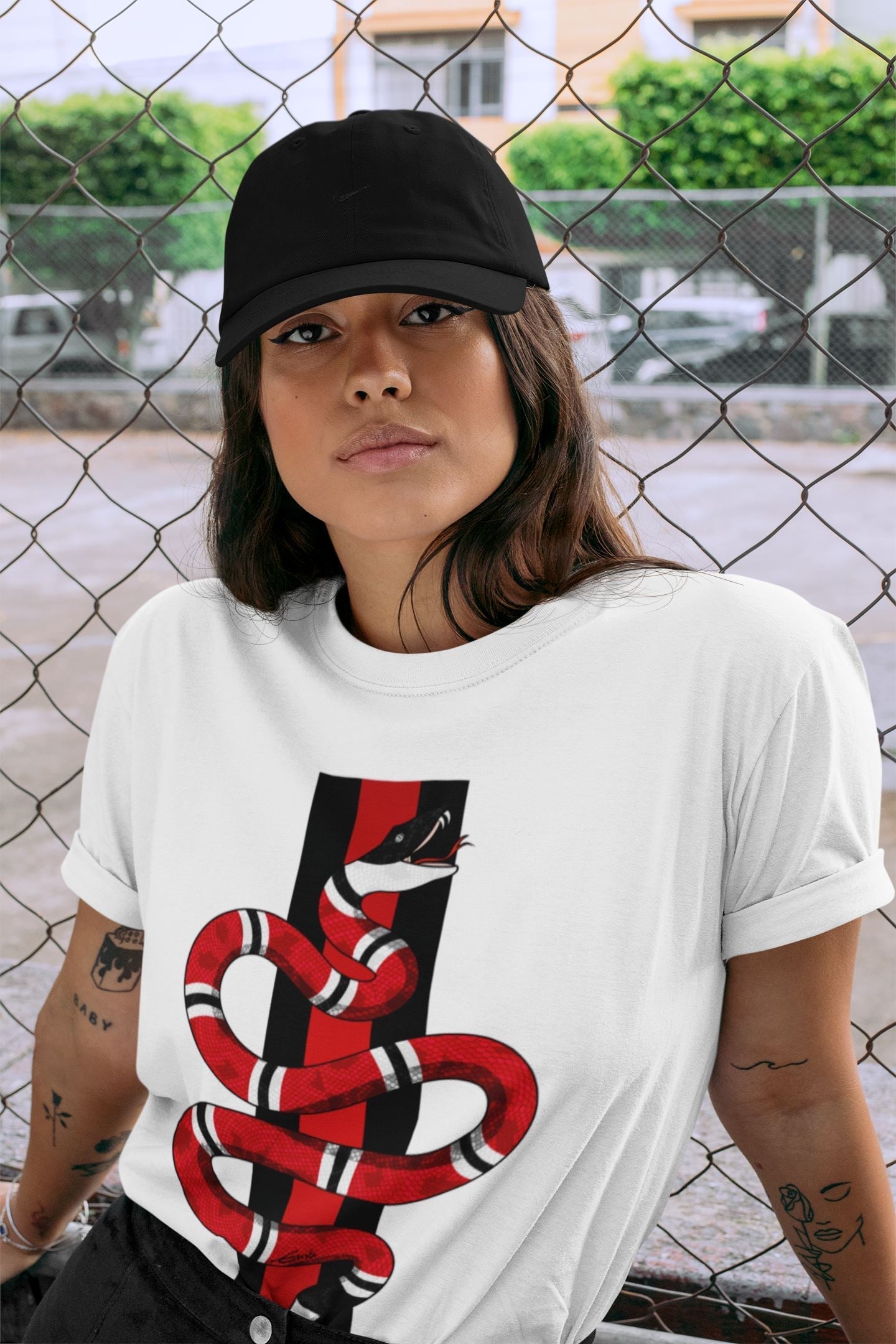 Snake Unisex Tops - Air Jordan 9 Chile Red