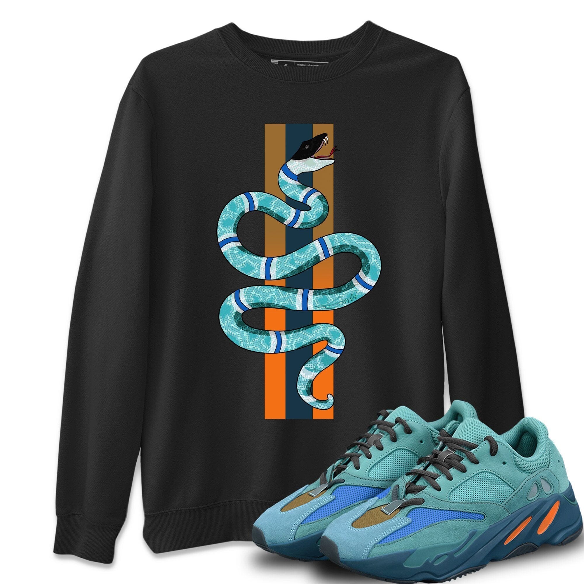 Snake Unisex Tops - Yeezy 700 Faded Azure