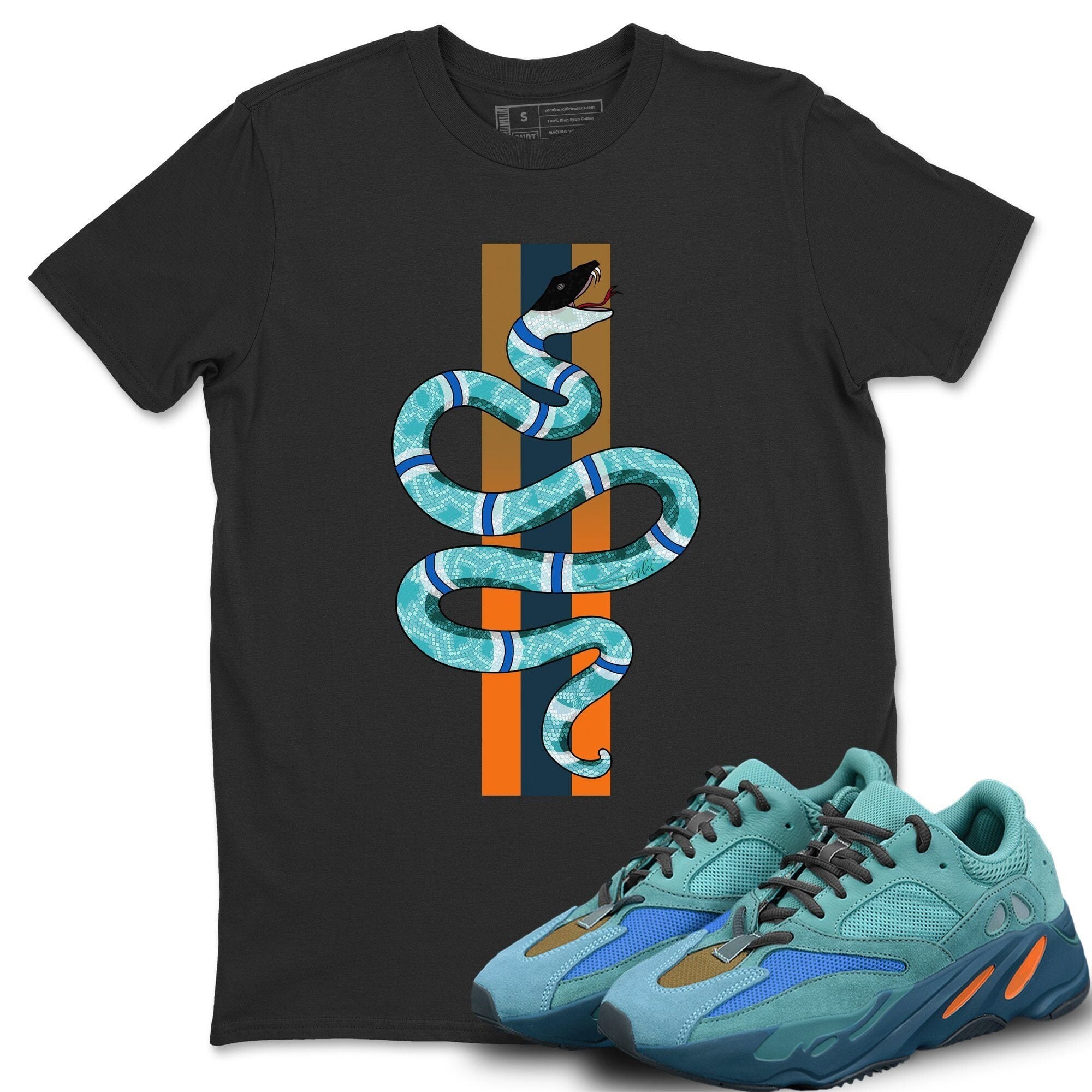 Snake Unisex Tops - Yeezy 700 Faded Azure