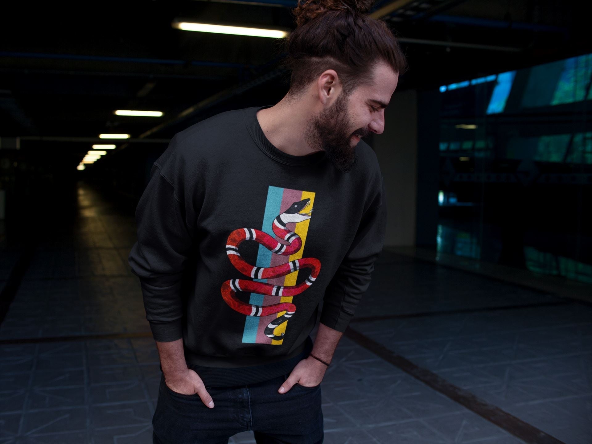 Snake Unisex Tops - Yeezy 700 Hi-Res Red