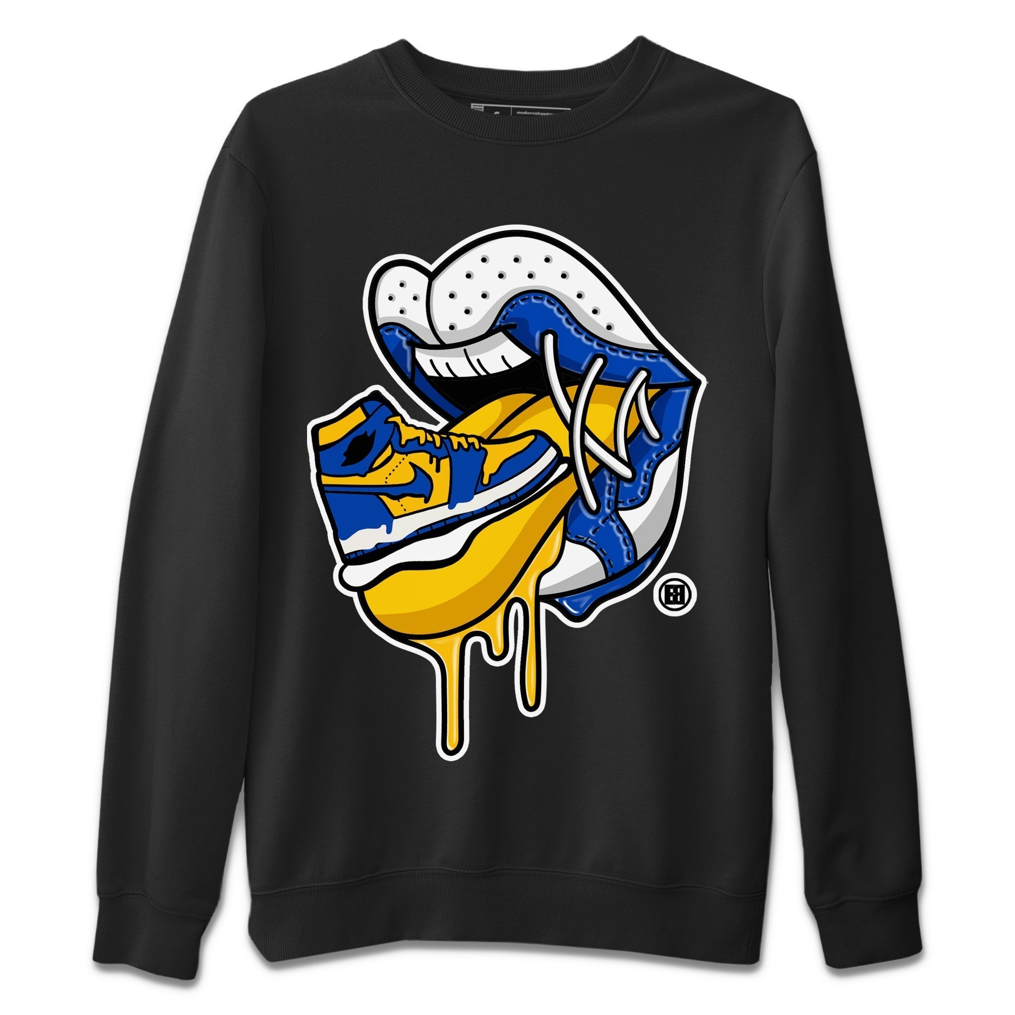 snkmatch Addiction 2 Unisex Tops - Air Jordan 1 Game Royal Varsity Maize