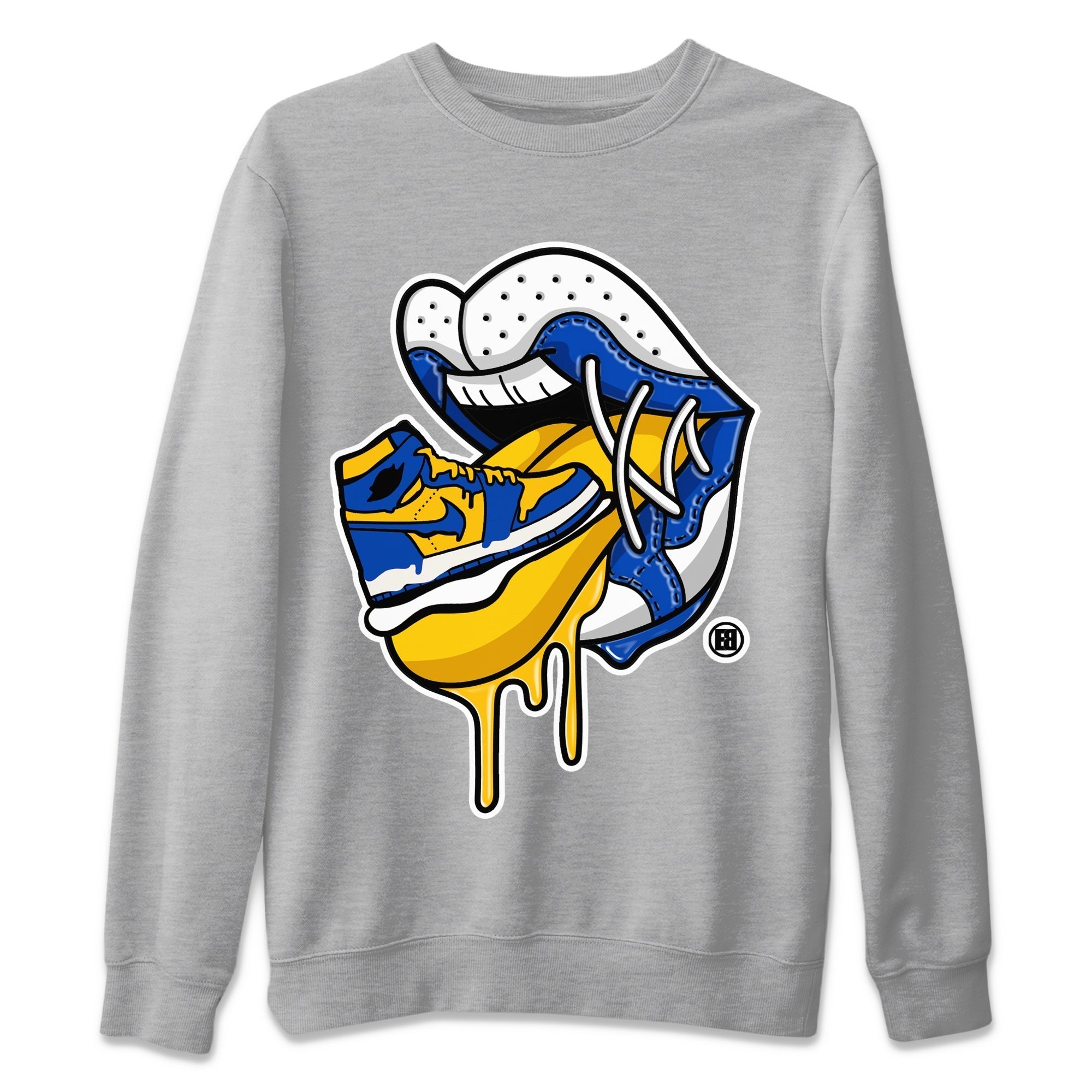 snkmatch Addiction 2 Unisex Tops - Air Jordan 1 Game Royal Varsity Maize