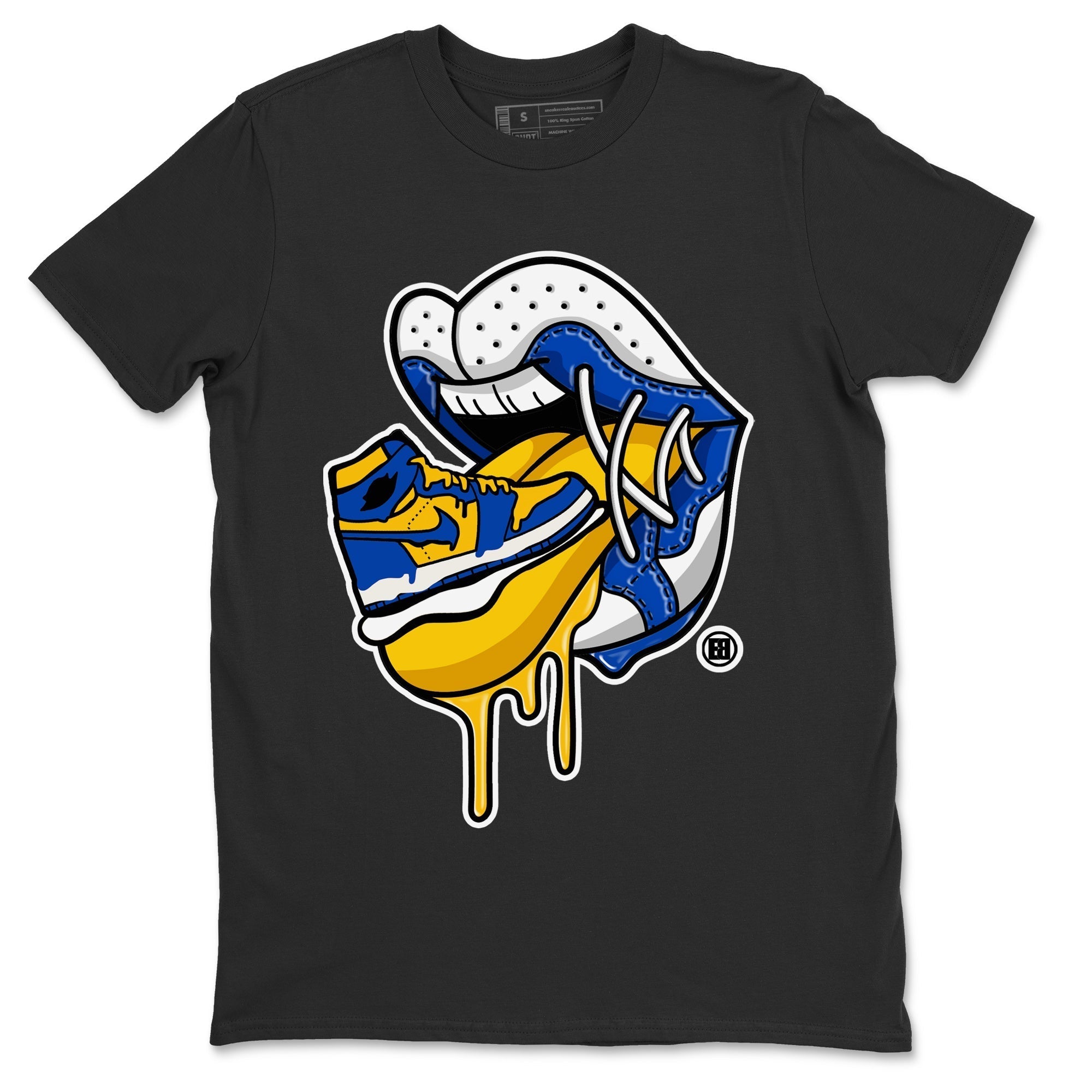 snkmatch Addiction 2 Unisex Tops - Air Jordan 1 Game Royal Varsity Maize