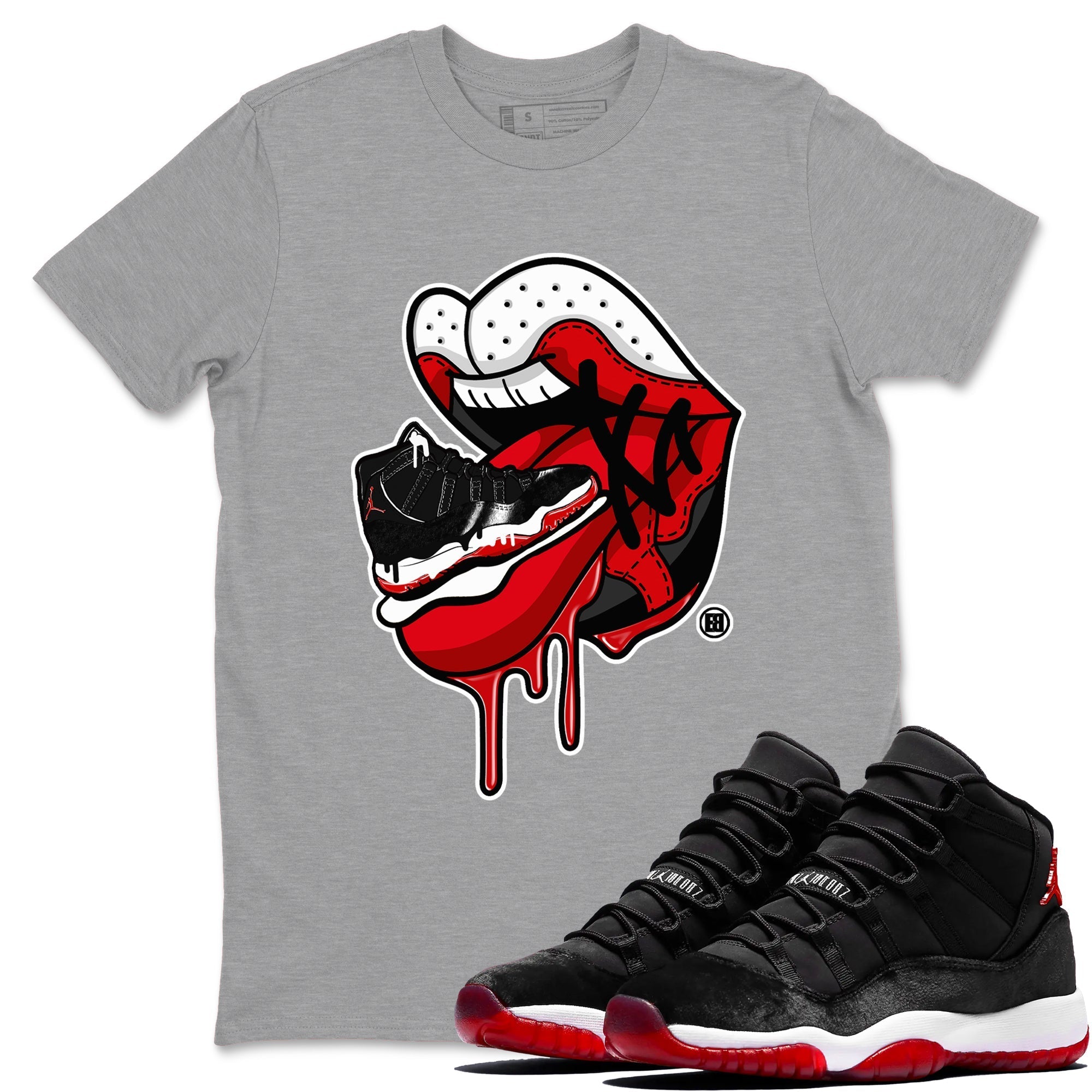 snkmatch Addiction 2 snkmatch Tees - Air Jordan 11 Bred Velvet