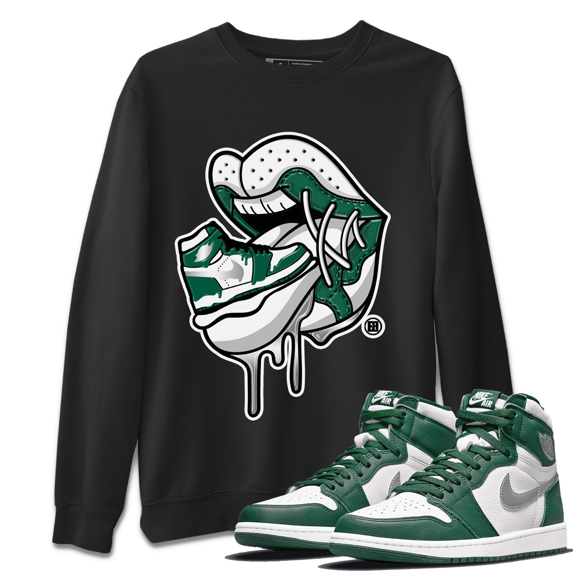 snkmatch Addiction 2 Unisex Tops - Air Jordan 1 Gorge Green