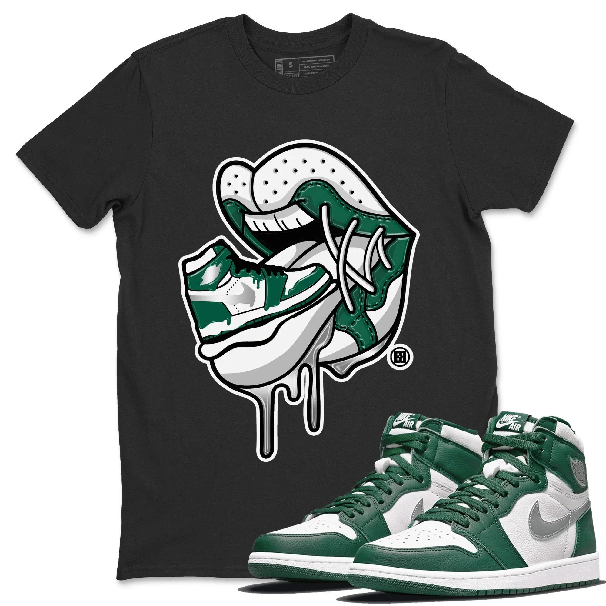 snkmatch Addiction 2 Unisex Tops - Air Jordan 1 Gorge Green