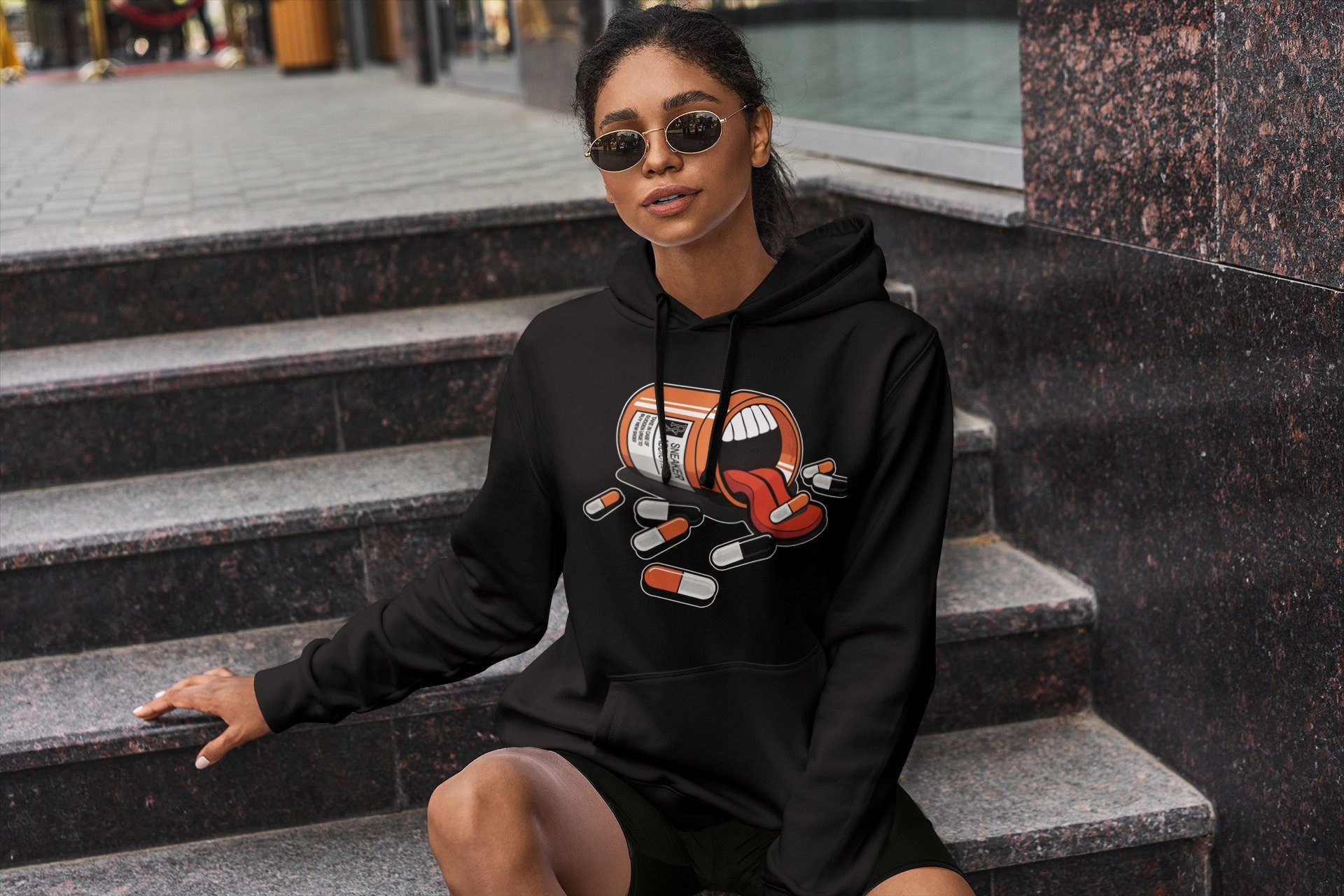 snkmatch Addiction Unisex Tops - Air Jordan 1 Electro Orange