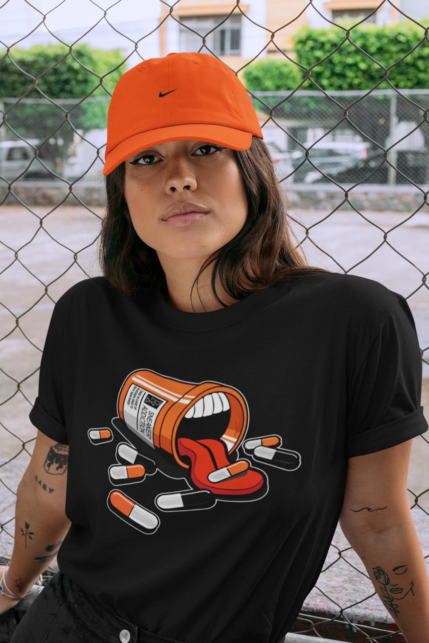 snkmatch Addiction Unisex Tops - Air Jordan 1 Electro Orange