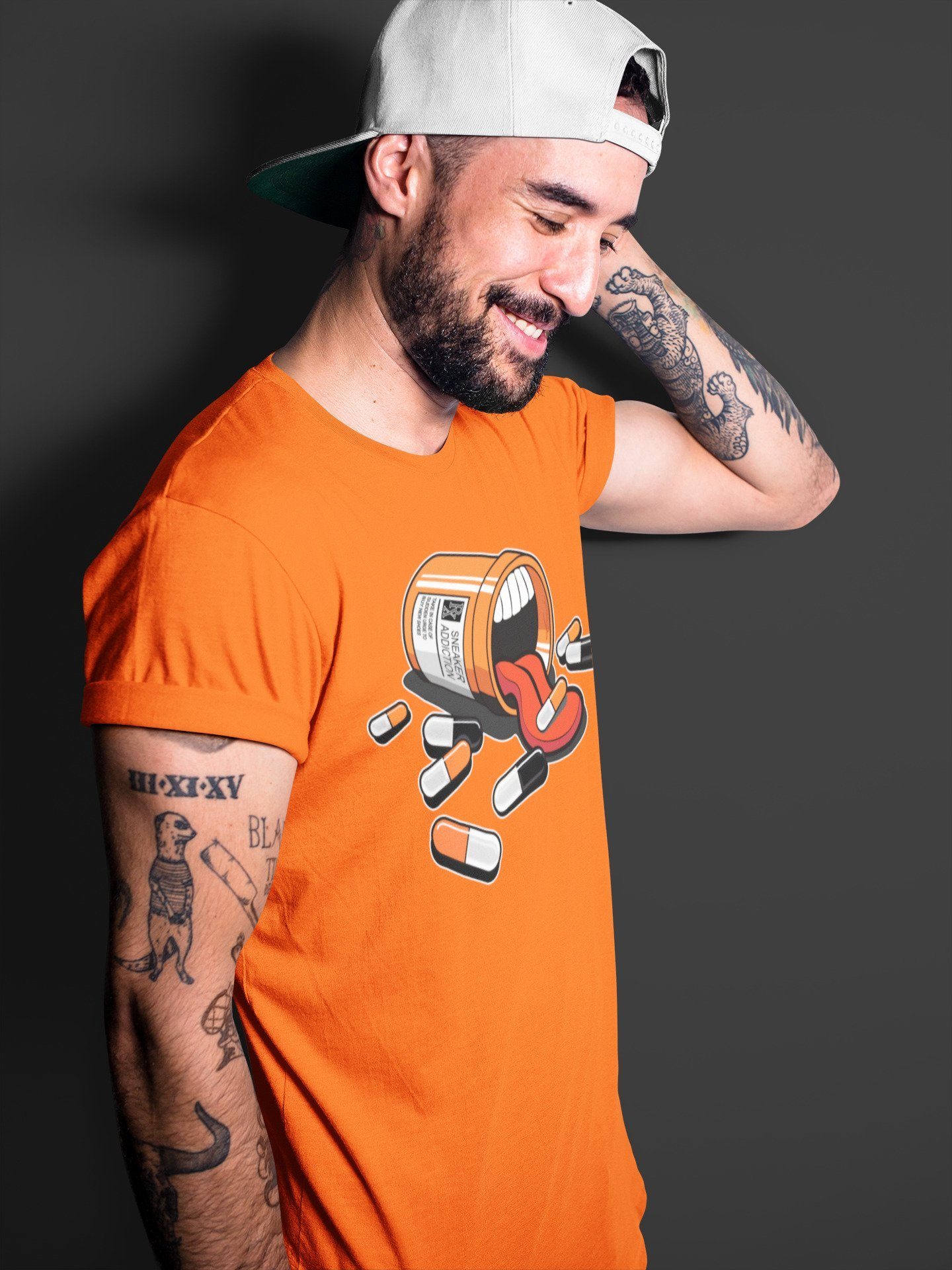 snkmatch Addiction Unisex Tops - Air Jordan 1 Electro Orange