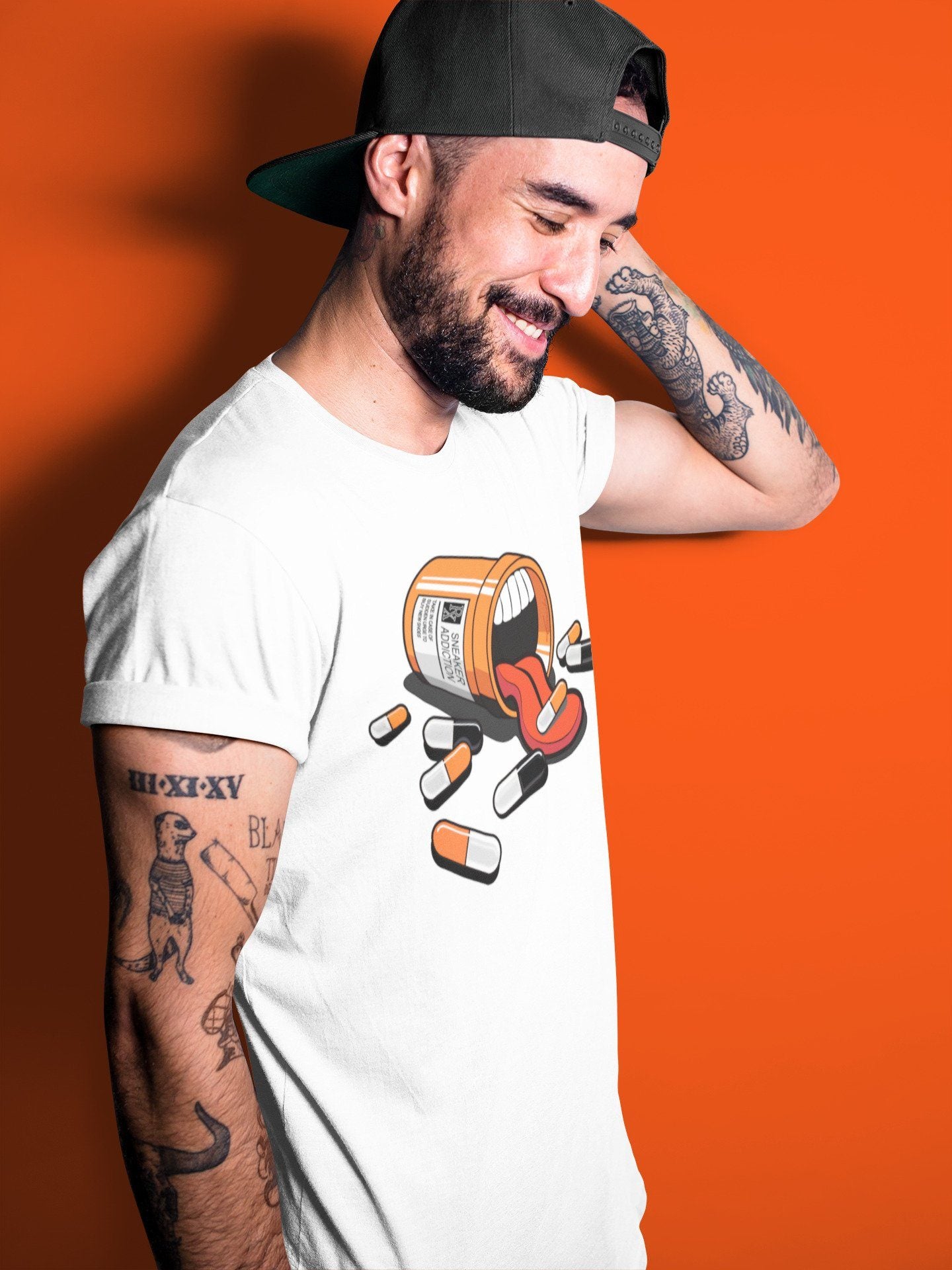 snkmatch Addiction Unisex Tops - Air Jordan 1 Electro Orange