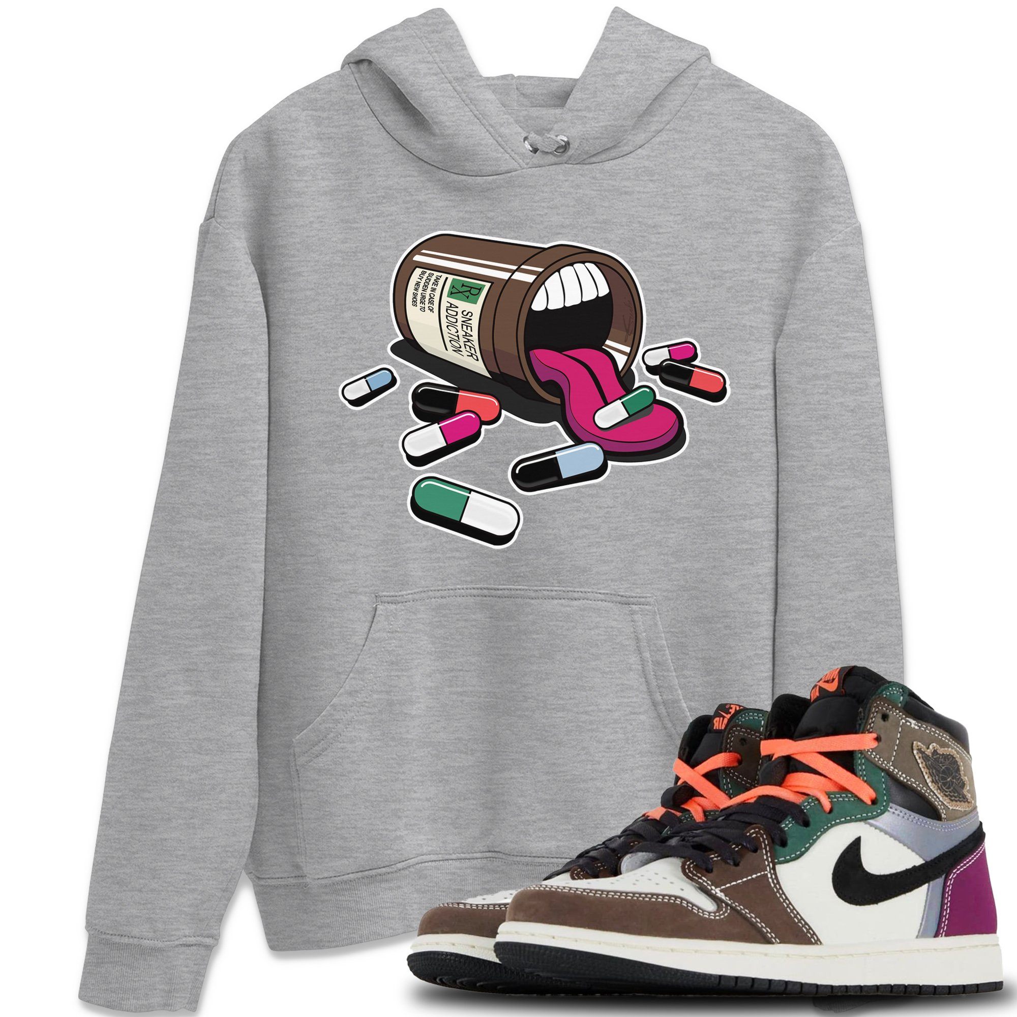 snkmatch Addiction Unisex Tops - Air Jordan 1 Hand Crafted