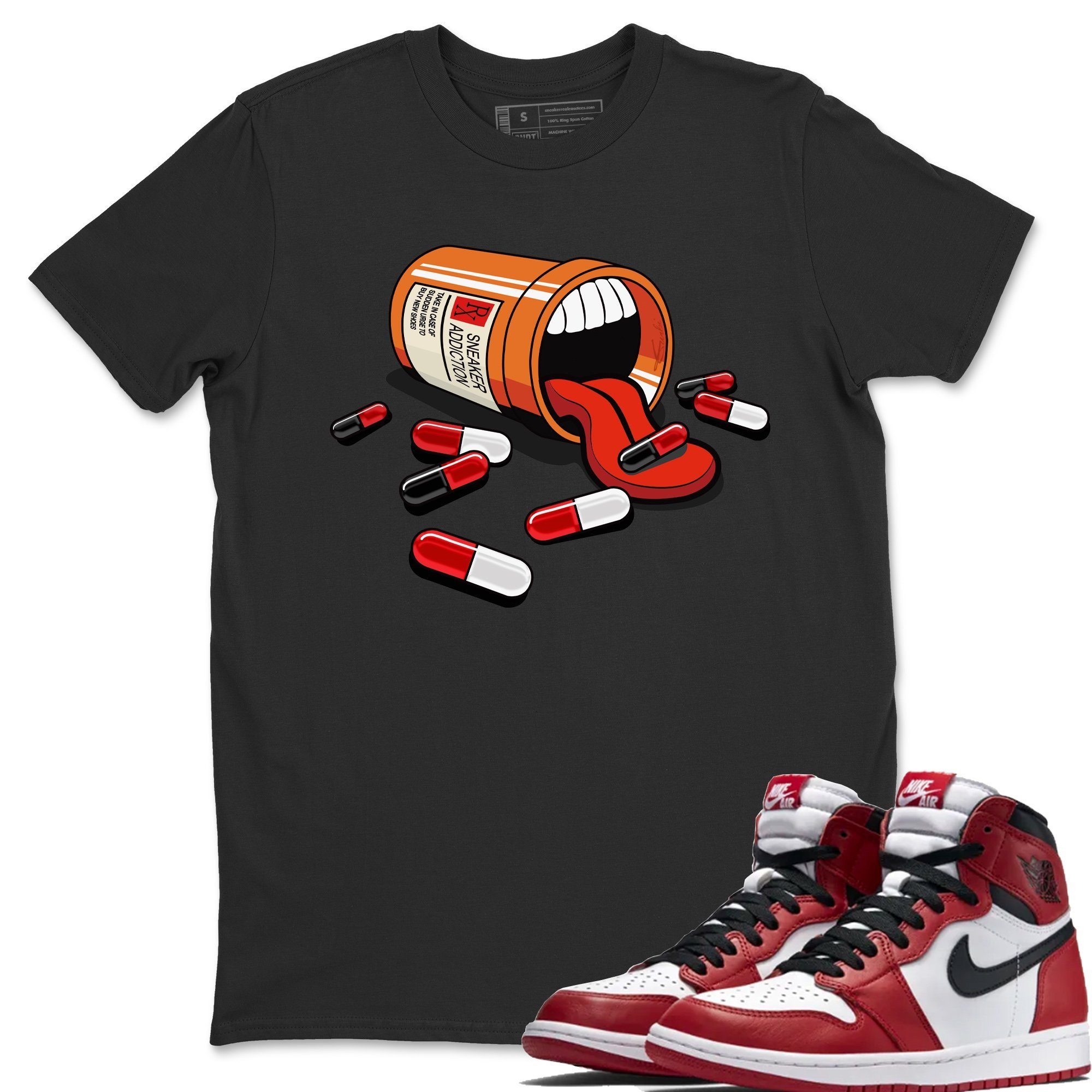 snkmatch Addiction Unisex Tops - Air Jordan 1 Varsity Red