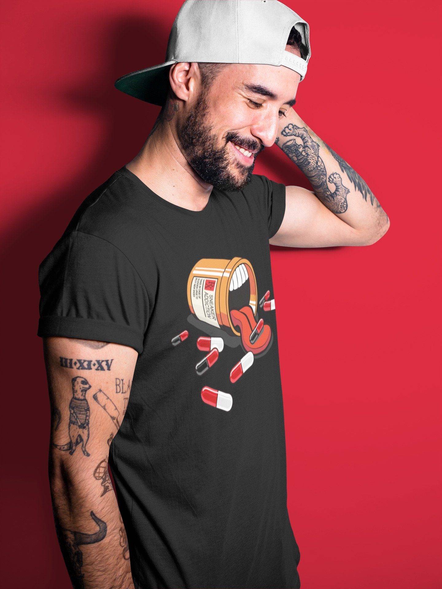 snkmatch Addiction Unisex Tops - Air Jordan 1 Varsity Red