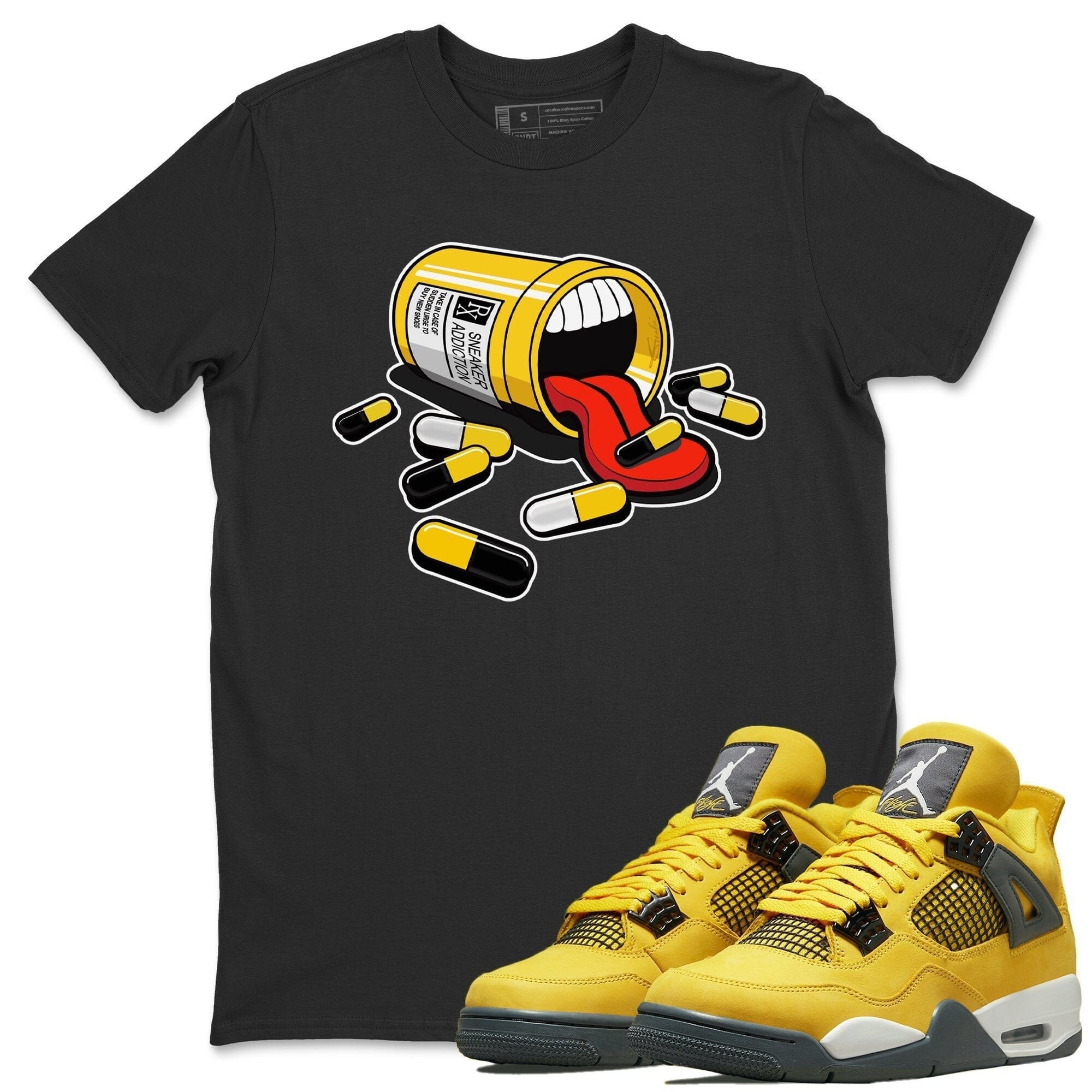 snkmatch Addiction Unisex Tops - Air Jordan 4 Lightning