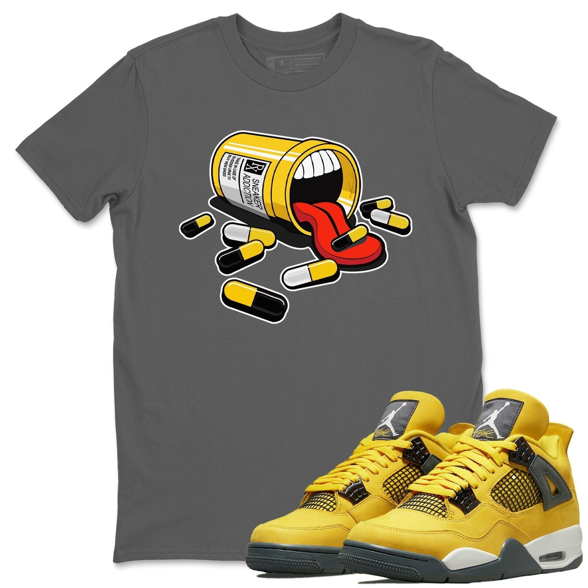 snkmatch Addiction Unisex Tops - Air Jordan 4 Lightning