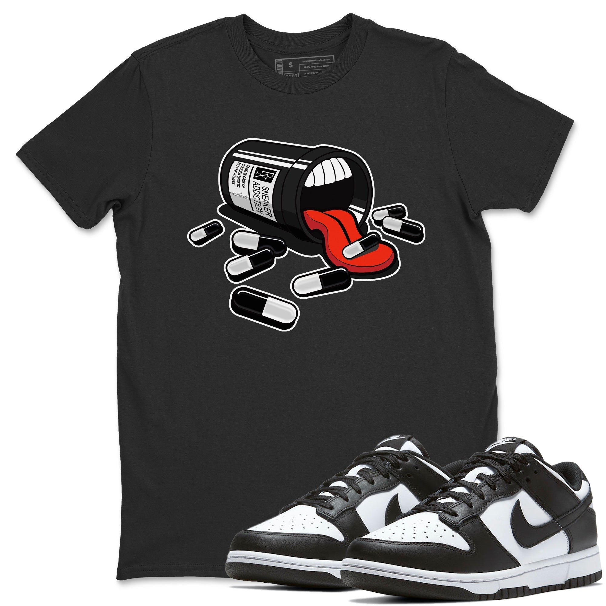 snkmatch Addiction Unisex Tops - Dunk Panda